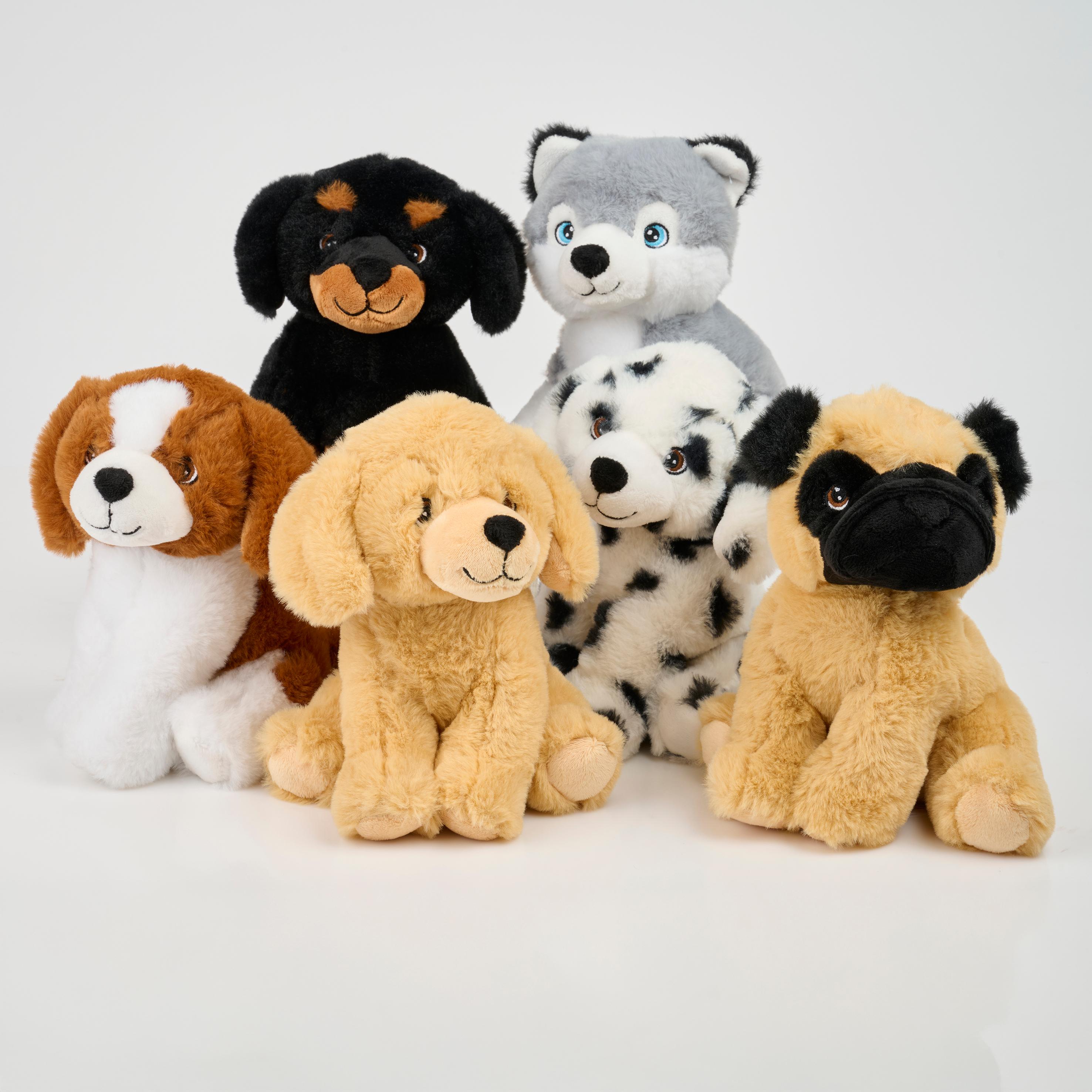 ONE TWO FUN Peluche chien 20 cm 100% recyclé