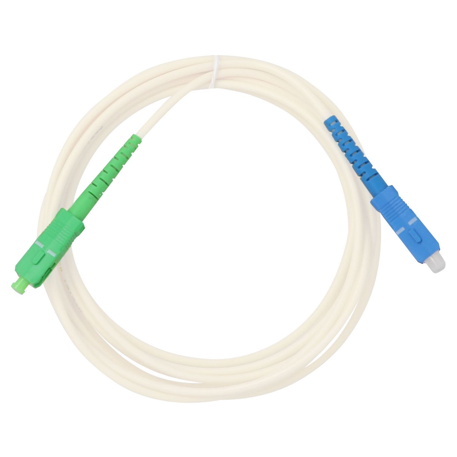 Voir la diapositive 2 : FUJIONKYO Cordon optique pour box fibre SC/UPC-SC/APC - 3 mètres