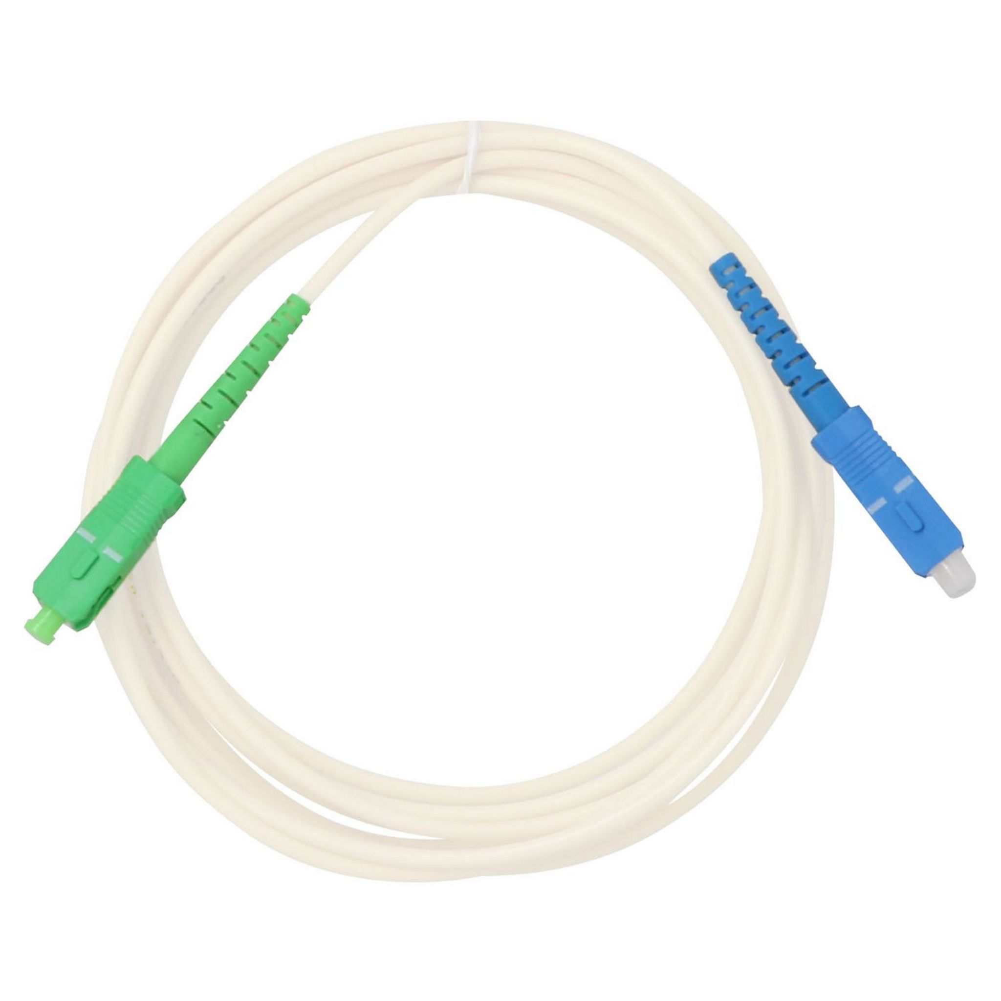 Voir la diapositive 2 : FUJIONKYO Cordon optique pour box fibre SC/UPC-SC/APC - 3 mètres