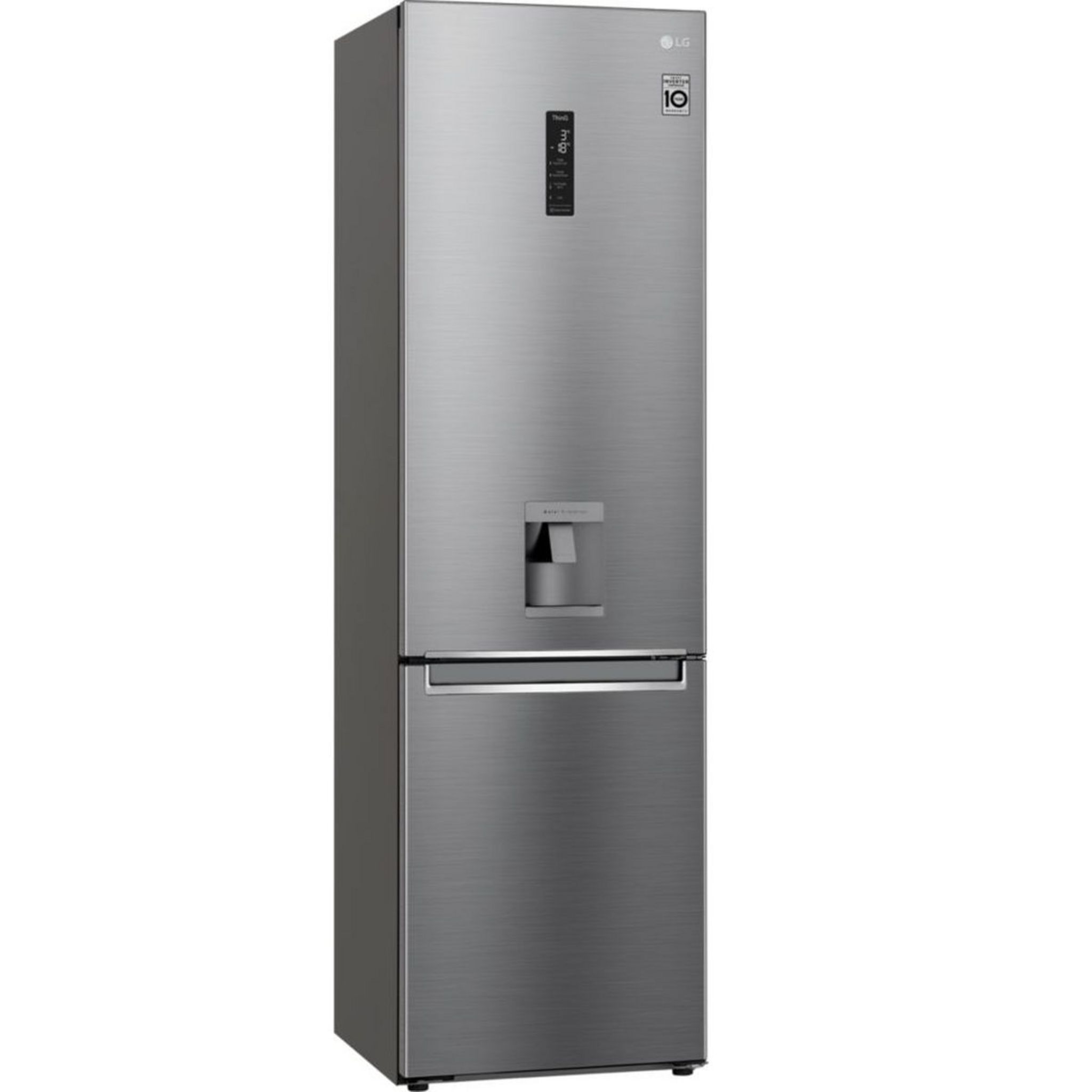 Voir la diapositive 3 : LG Réfrigérateur combiné GBF62PZHEN, 383 L, Froid ventilé No frost