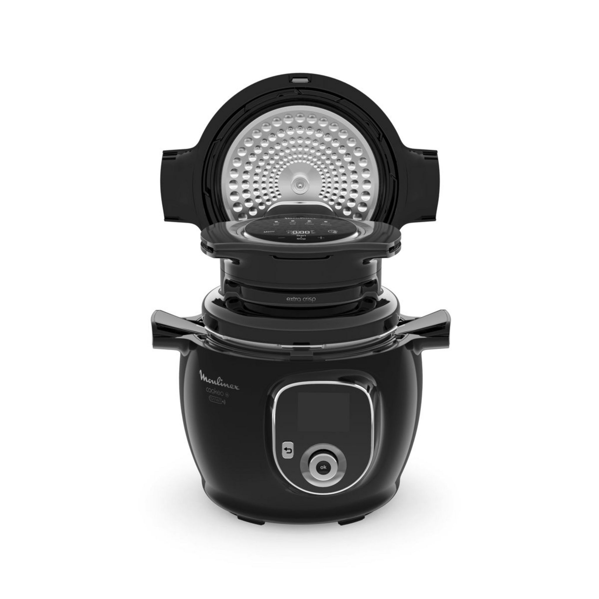 Voir la diapositive 4 : MOULINEX Couvercle Cookeo Extra Crisp EZ150800 - Noir