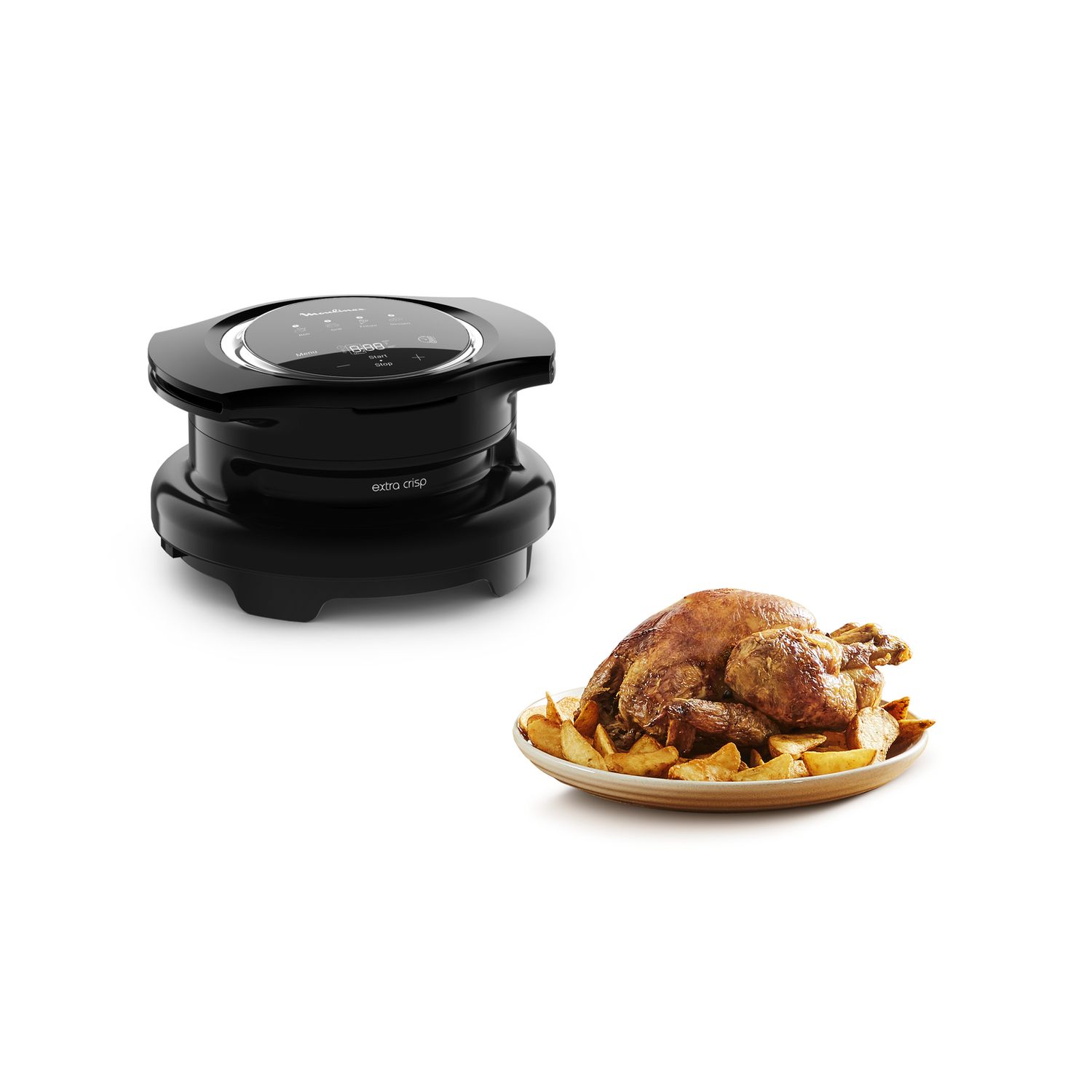 Voir la diapositive 3 : MOULINEX Couvercle Cookeo Extra Crisp EZ150800 - Noir