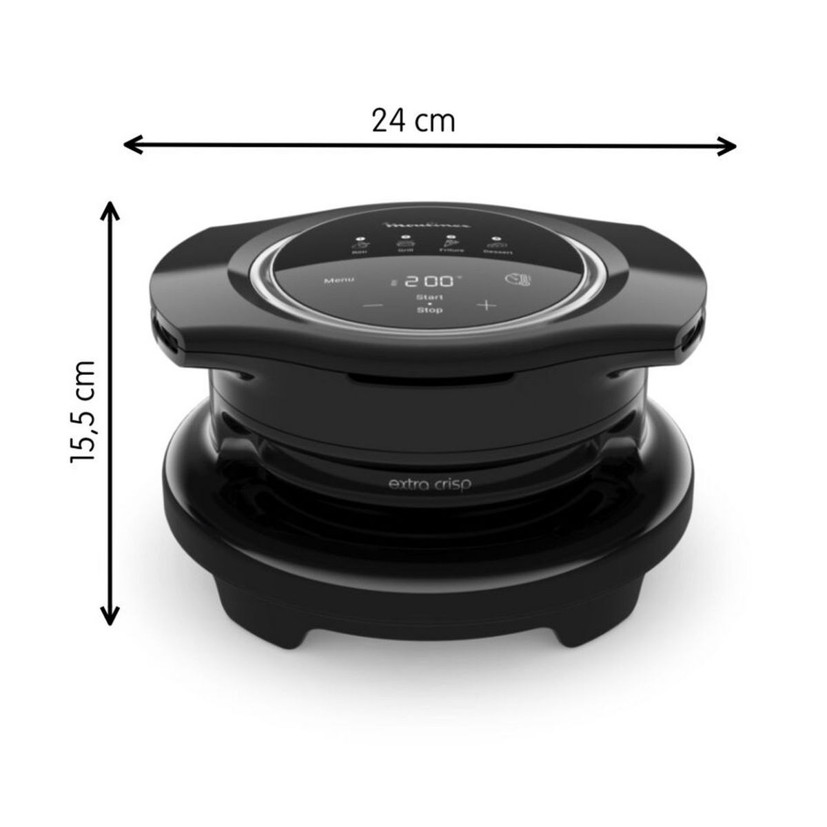 MOULINEX Couvercle Cookeo Extra Crisp EZ150800 - Noir