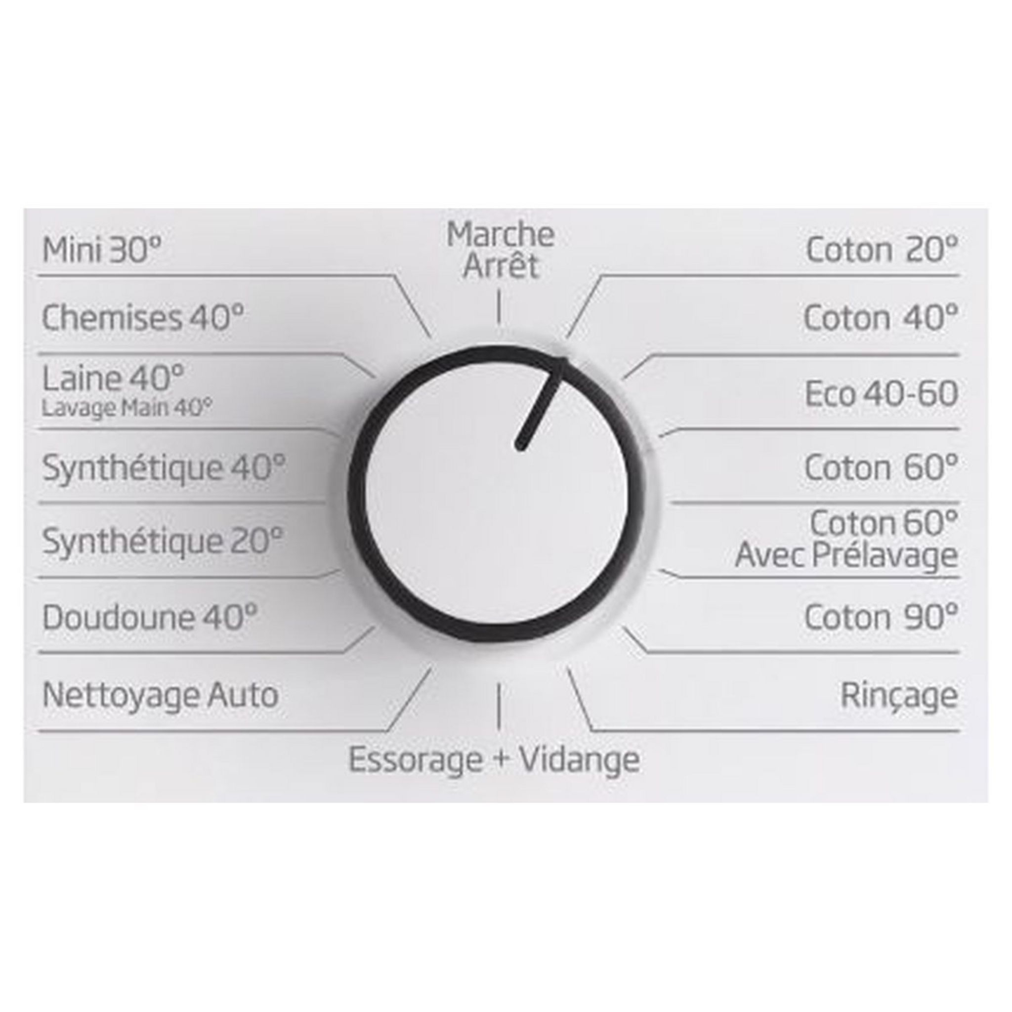 Voir la diapositive 3 : BEKO Lave linge hublot LLF08W4, 8 kg, 1200 T/min, 