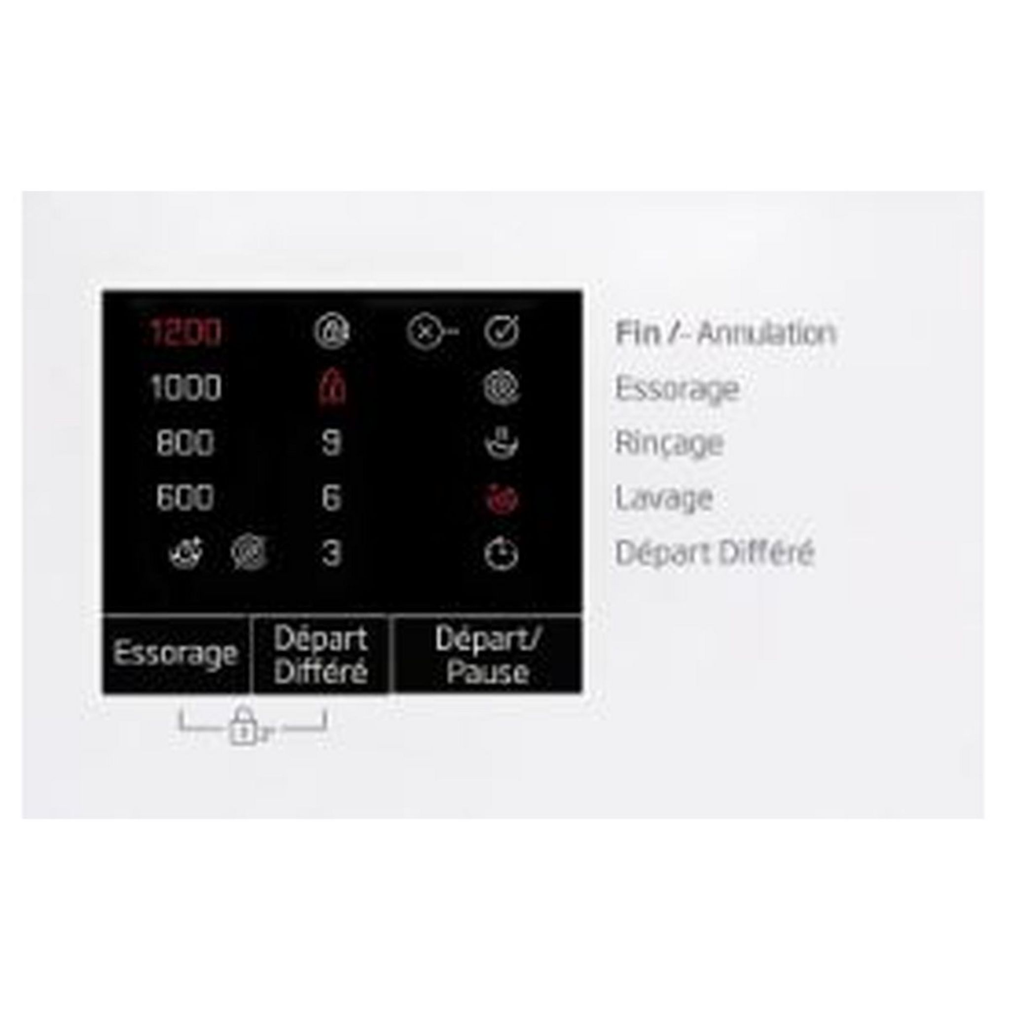 Voir la diapositive 5 : BEKO Lave linge hublot LLF08W4, 8 kg, 1200 T/min, 