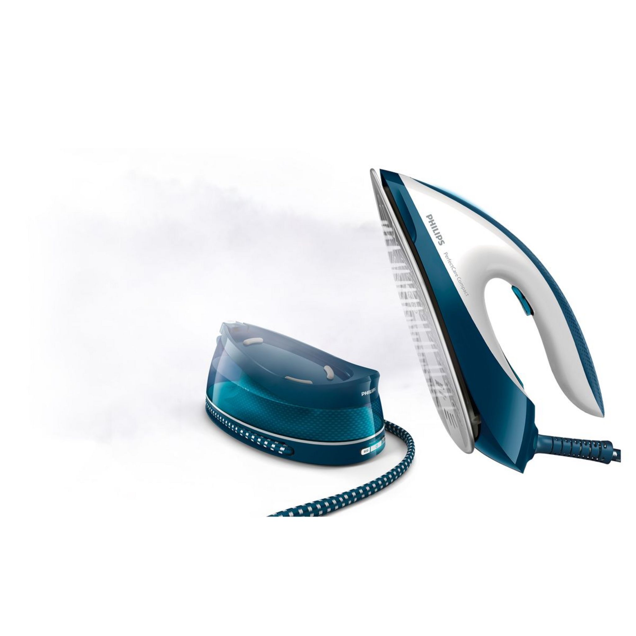 Voir la diapositive 2 : PHILIPS Centrale vapeur GC7844/20 - Bleu