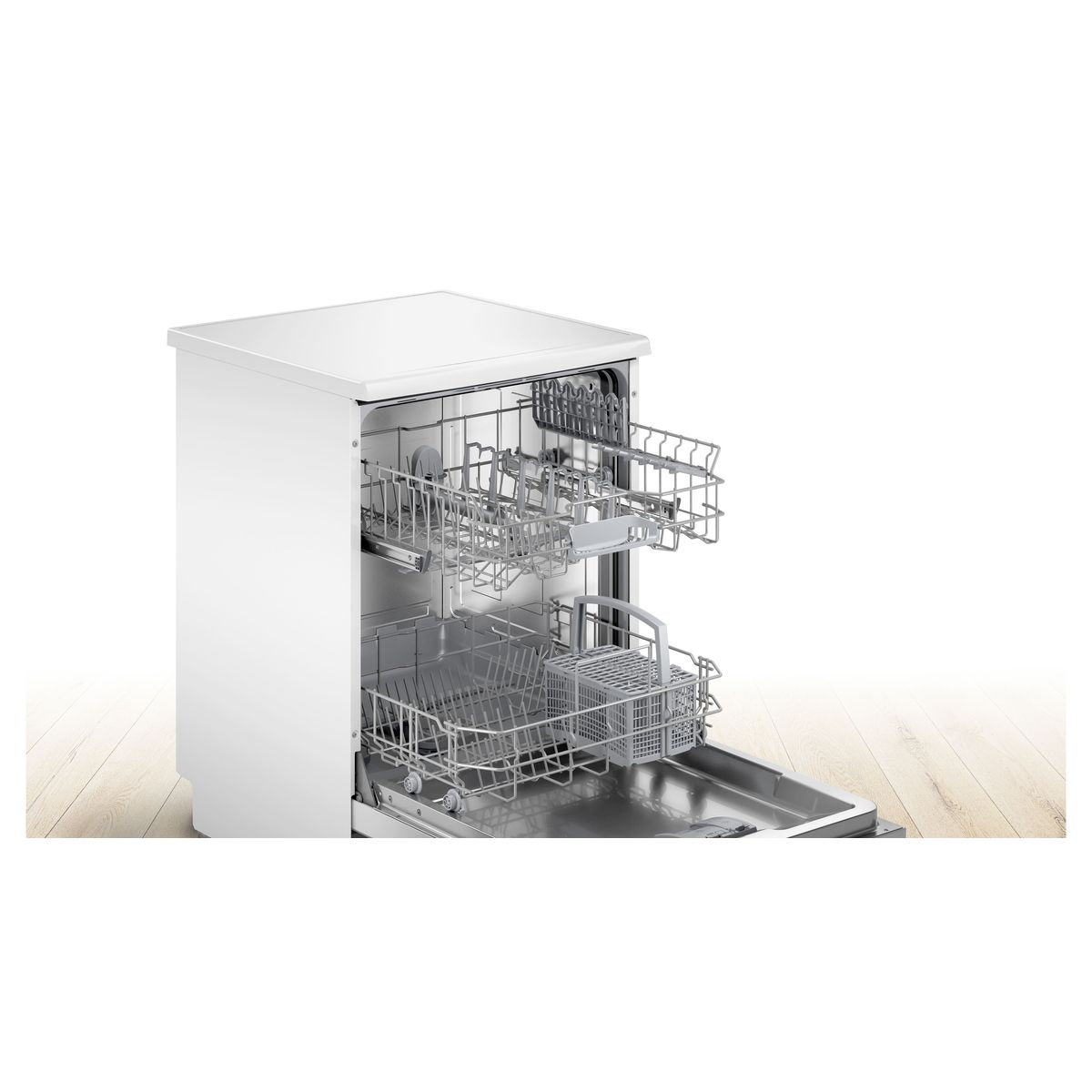 Voir la diapositive 3 : BOSCH Lave vaisselle pose libre SMS2ITW12E, 12 couverts, 60 cm, 48 dB