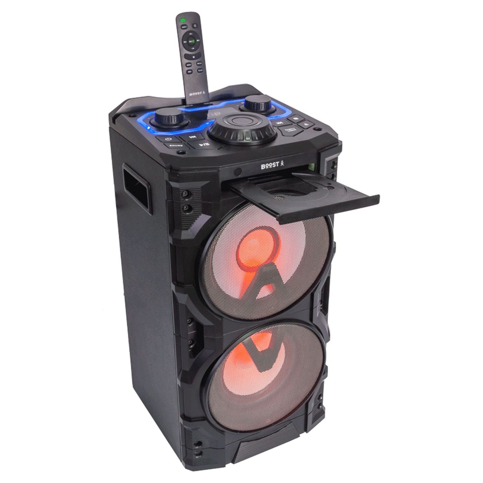 Voir la diapositive 2 : BOOST Enceinte active 2 voies Bluetooth Powersound300CD-SD - Noir