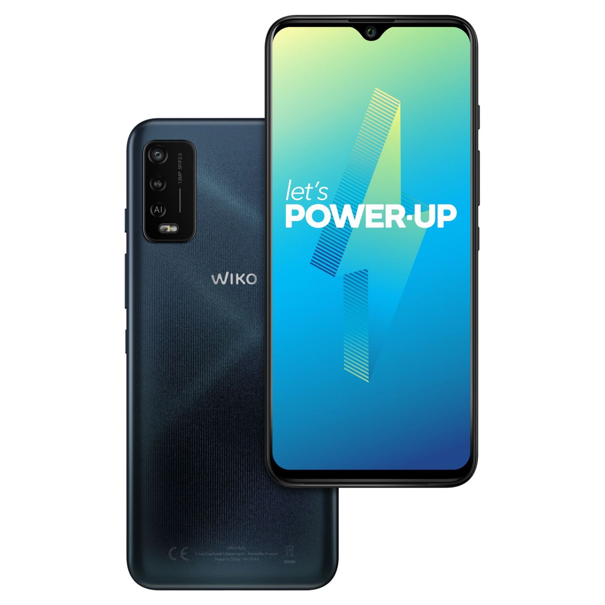 Voir la diapositive 6 : WIKO Smartphone Power U10  4G  32 Go  6.82 pouces  Bleu foncé Double Nano Sim