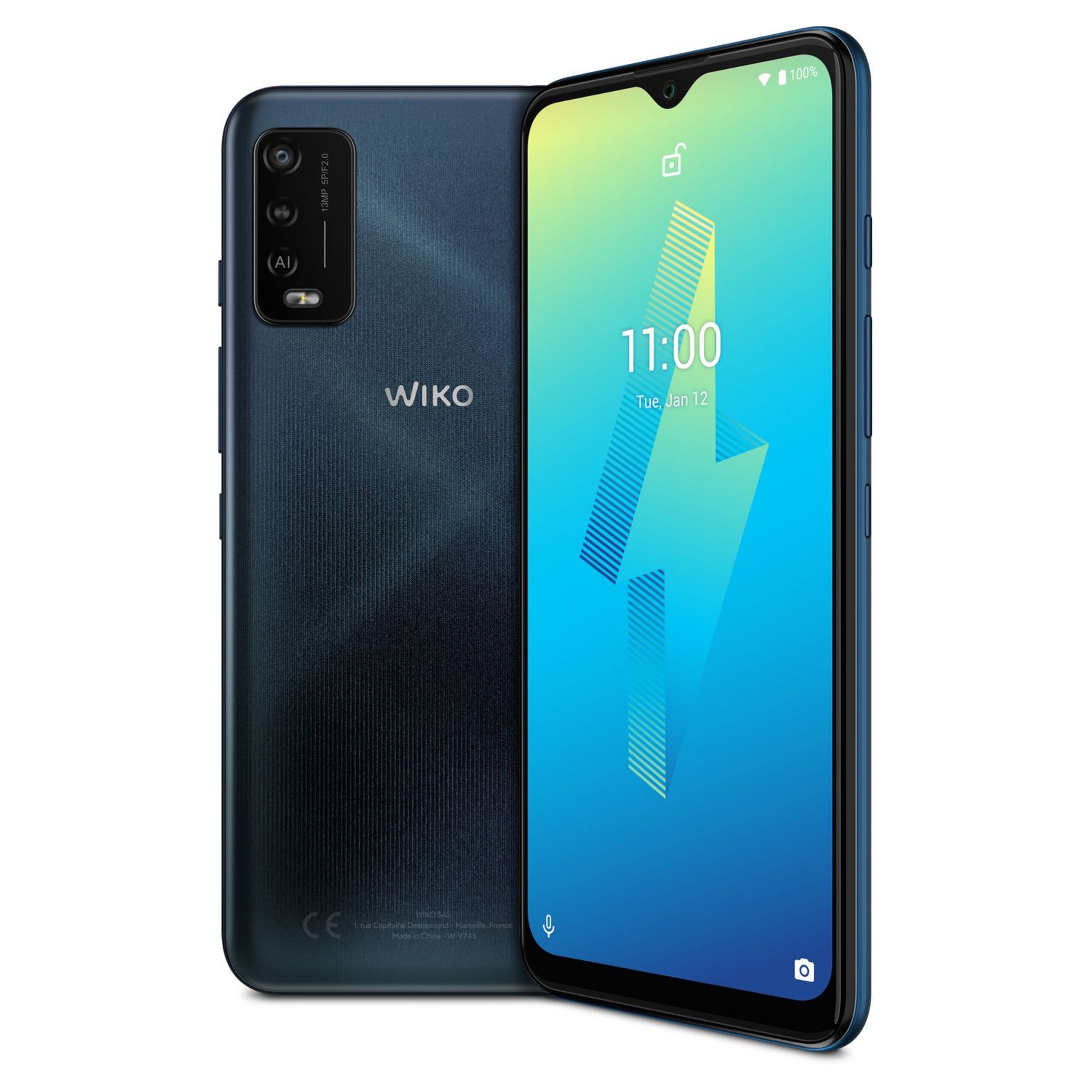 Voir la diapositive 10 : WIKO Smartphone Power U10  4G  32 Go  6.82 pouces  Bleu foncé Double Nano Sim