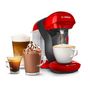Voir la diapositive 2 : BOSCH Cafetière à dosette Tassimo TAS1103 - Rouge