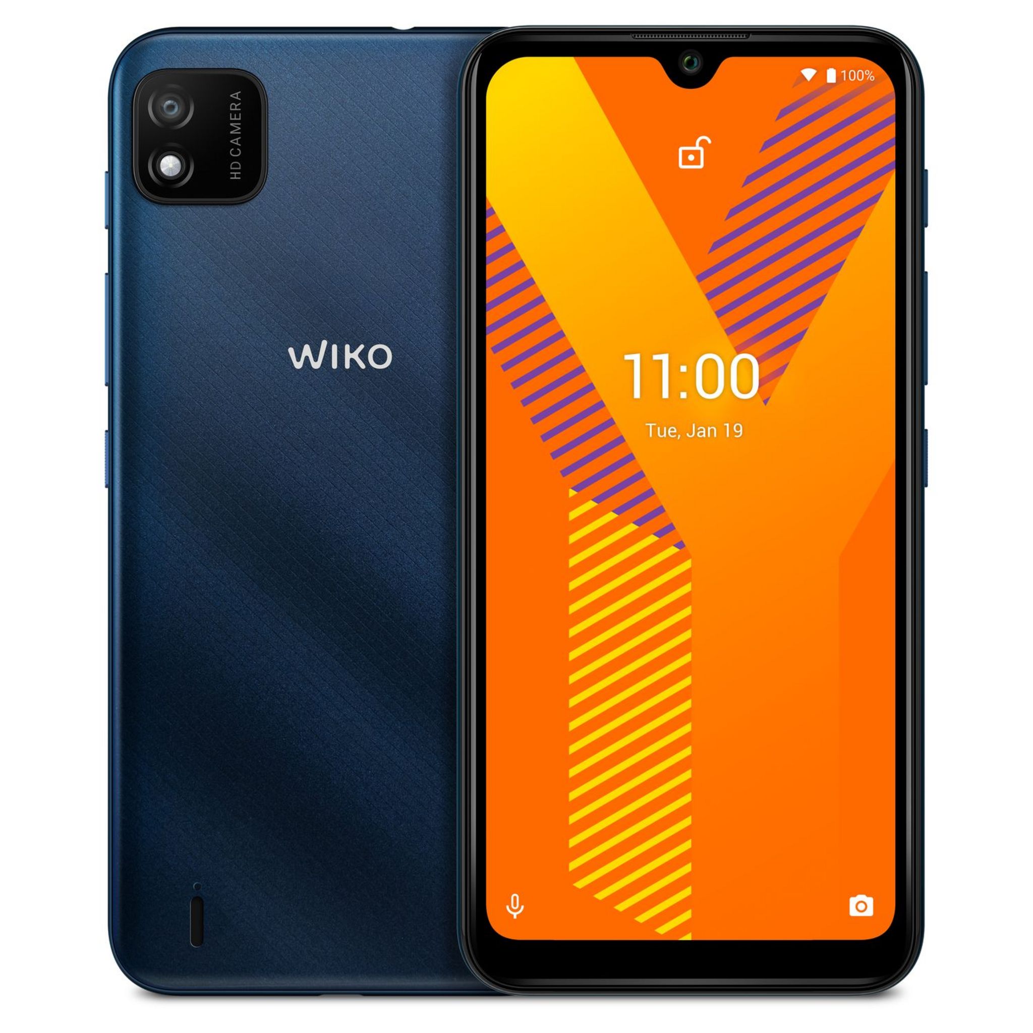 Voir la diapositive 1 : WIKO Smartphone Y62  4G  16 Go Bleu foncé