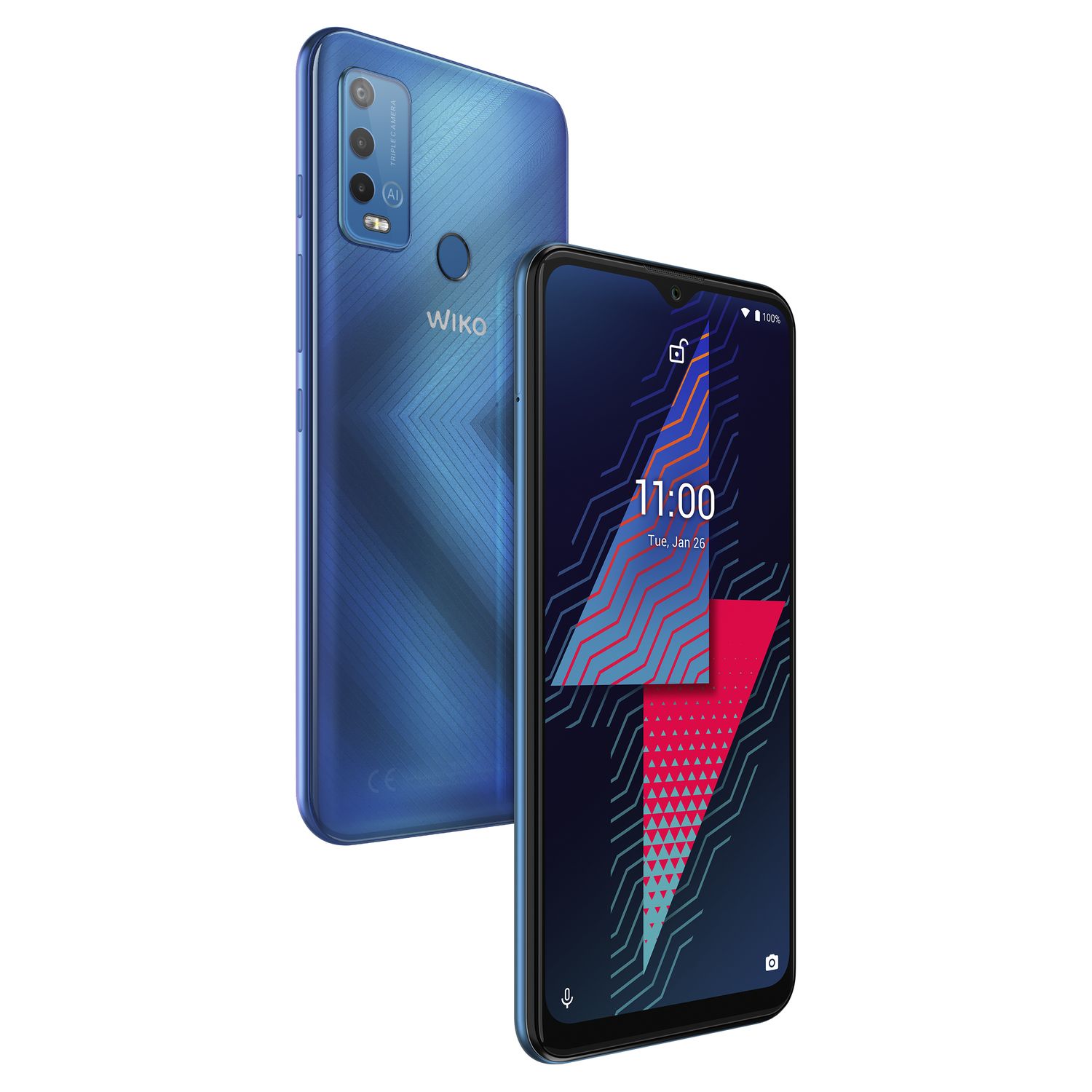 Voir la diapositive 6 : WIKO Smartphone Power U30 4G 64 Go Bleu