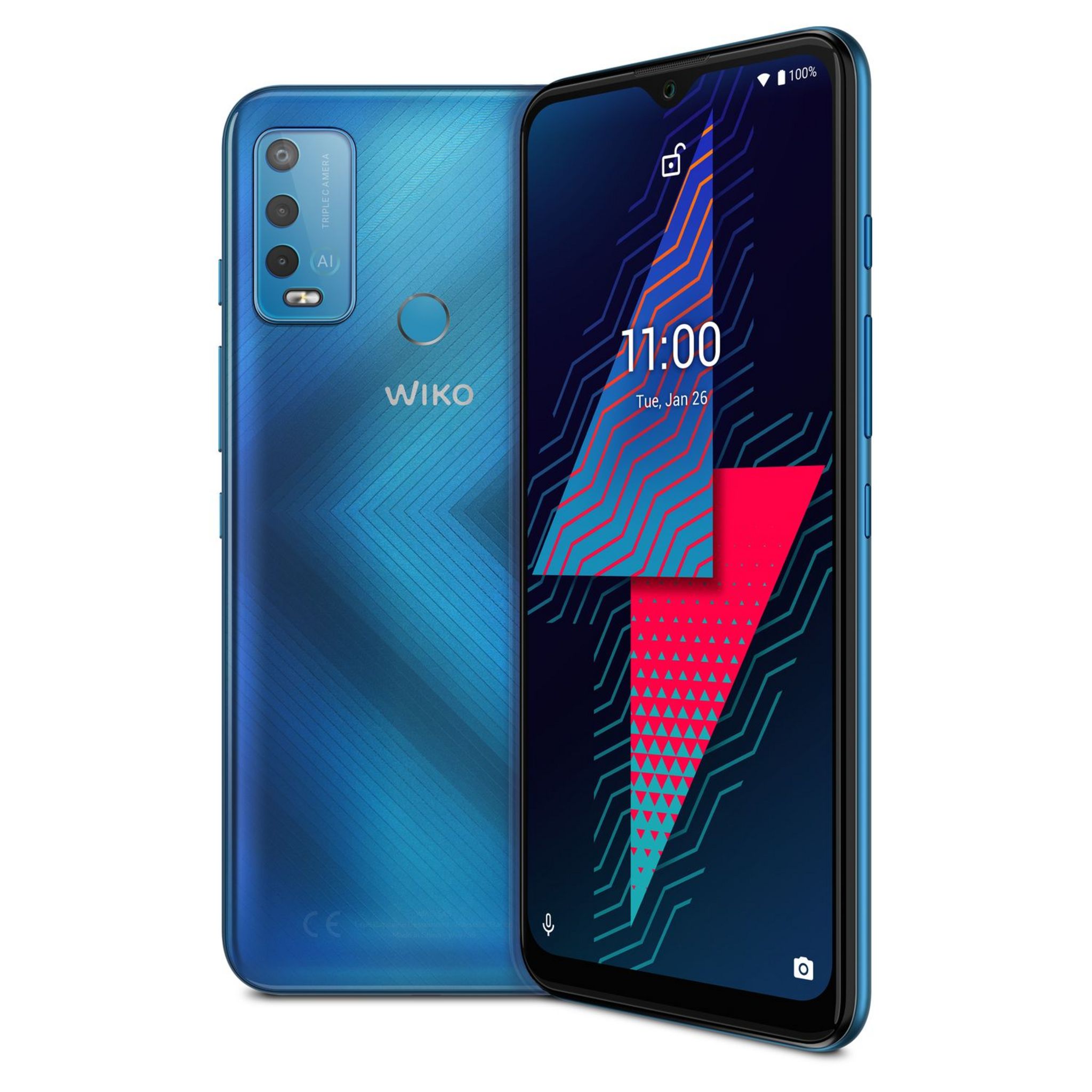 Voir la diapositive 7 : WIKO Smartphone Power U30 4G 64 Go Bleu