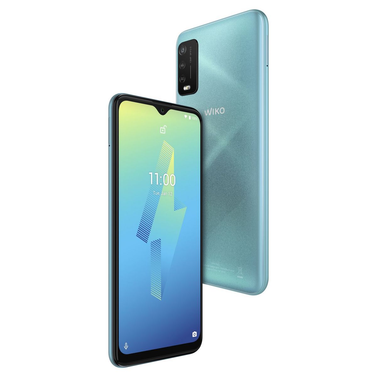 WIKO Smartphone Power U10  4G  32 Go  6.82 pouces  Turquoise  Double Nano Sim