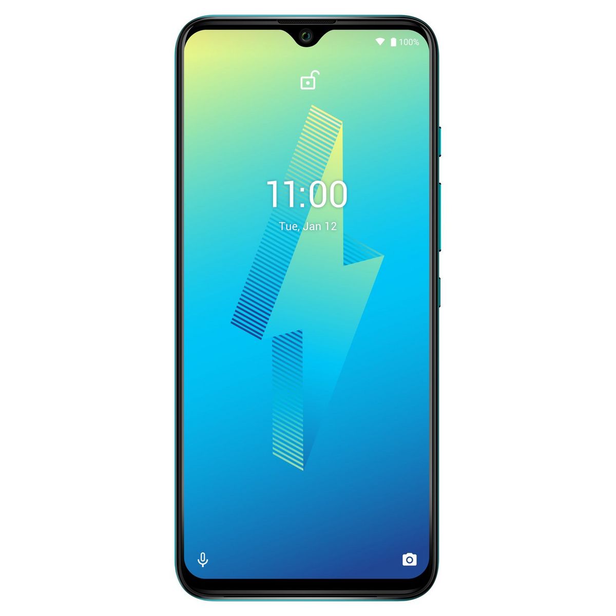 WIKO Smartphone Power U10  4G  32 Go  6.82 pouces  Turquoise  Double Nano Sim