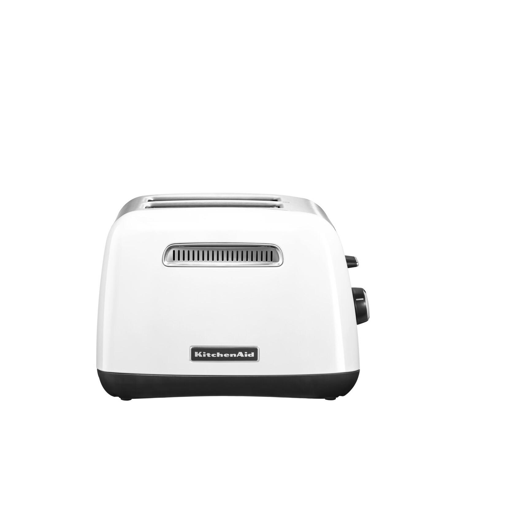 Voir la diapositive 3 : KITCHENAID Grille-pain 5KMT2115EWH - Blanc