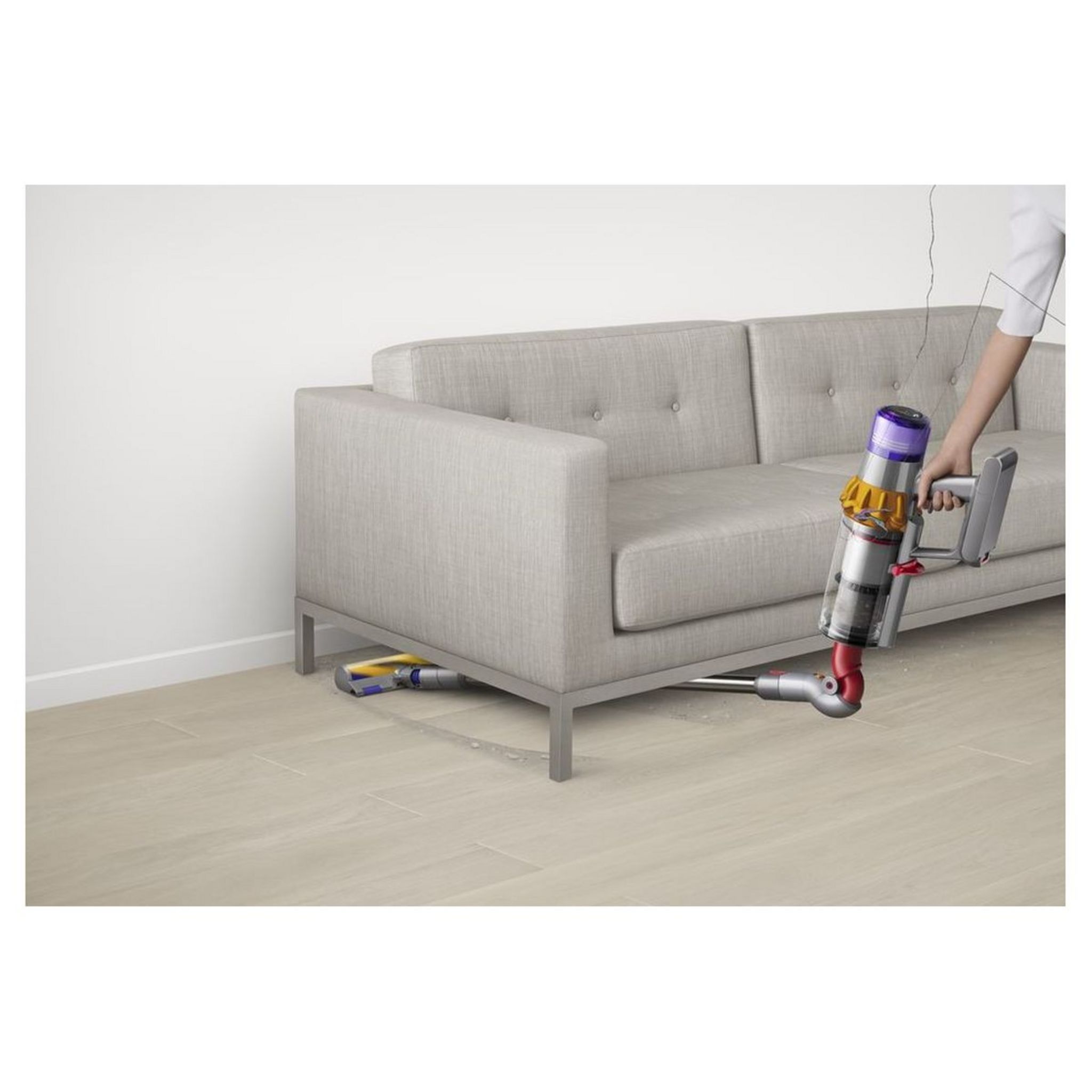 Voir la diapositive 3 : DYSON Aspirateur balai V15 detect absolute - Gris