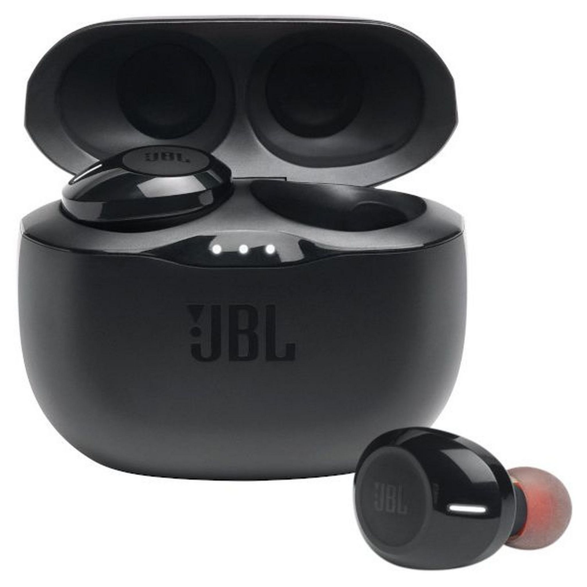 Voir la diapositive 1 : JBL Écouteurs sans fil Bluetooth avec étui de recharge - Tune 125TWS - Noir