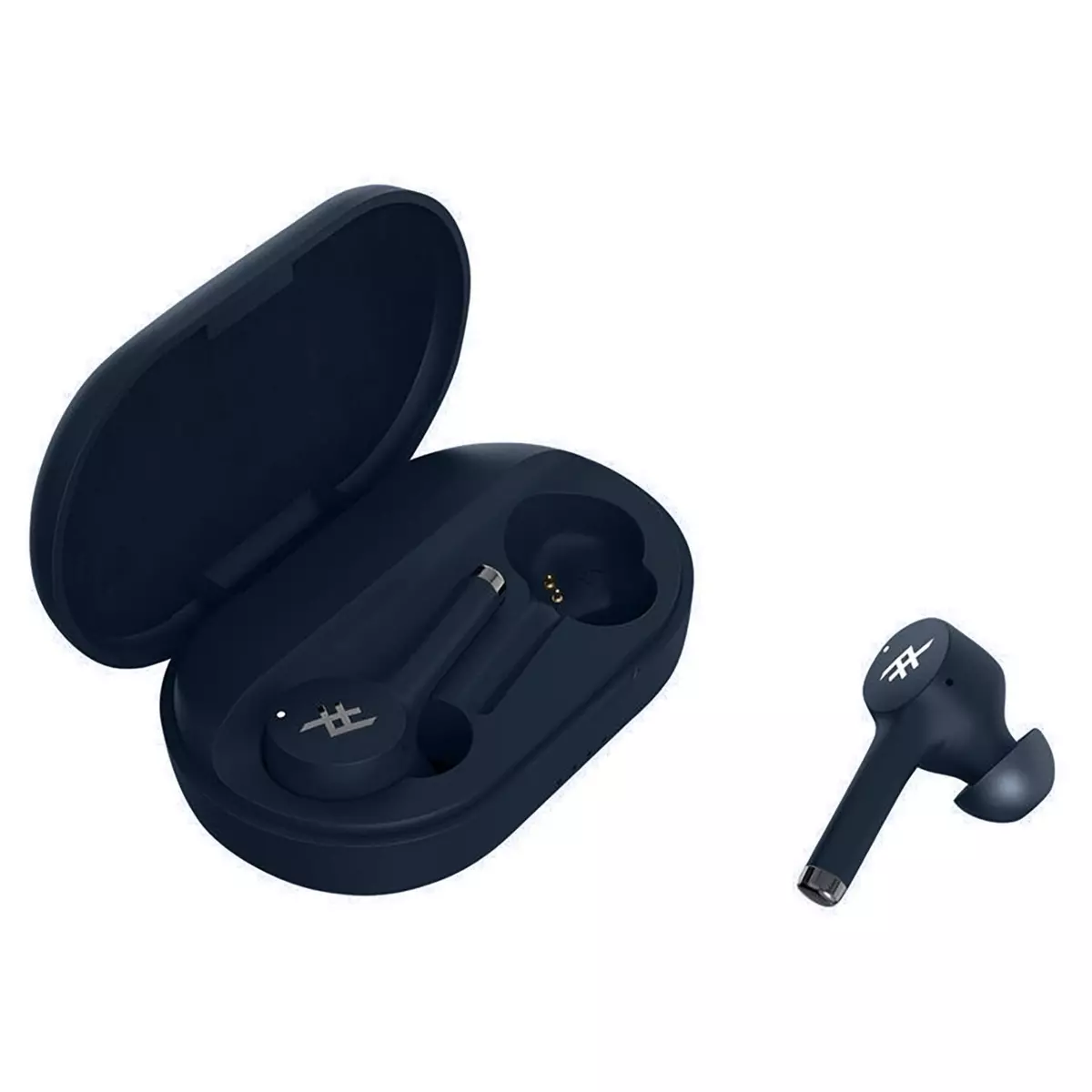 IFROGZ Écouteurs sans fil Bluetooth avec étui de charge - Bleu - Airtime Pro