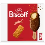 LOTUS Biscoff Glace Mini bâtonnets Spéculoos Chocolat au lait 6x60ml 276g
