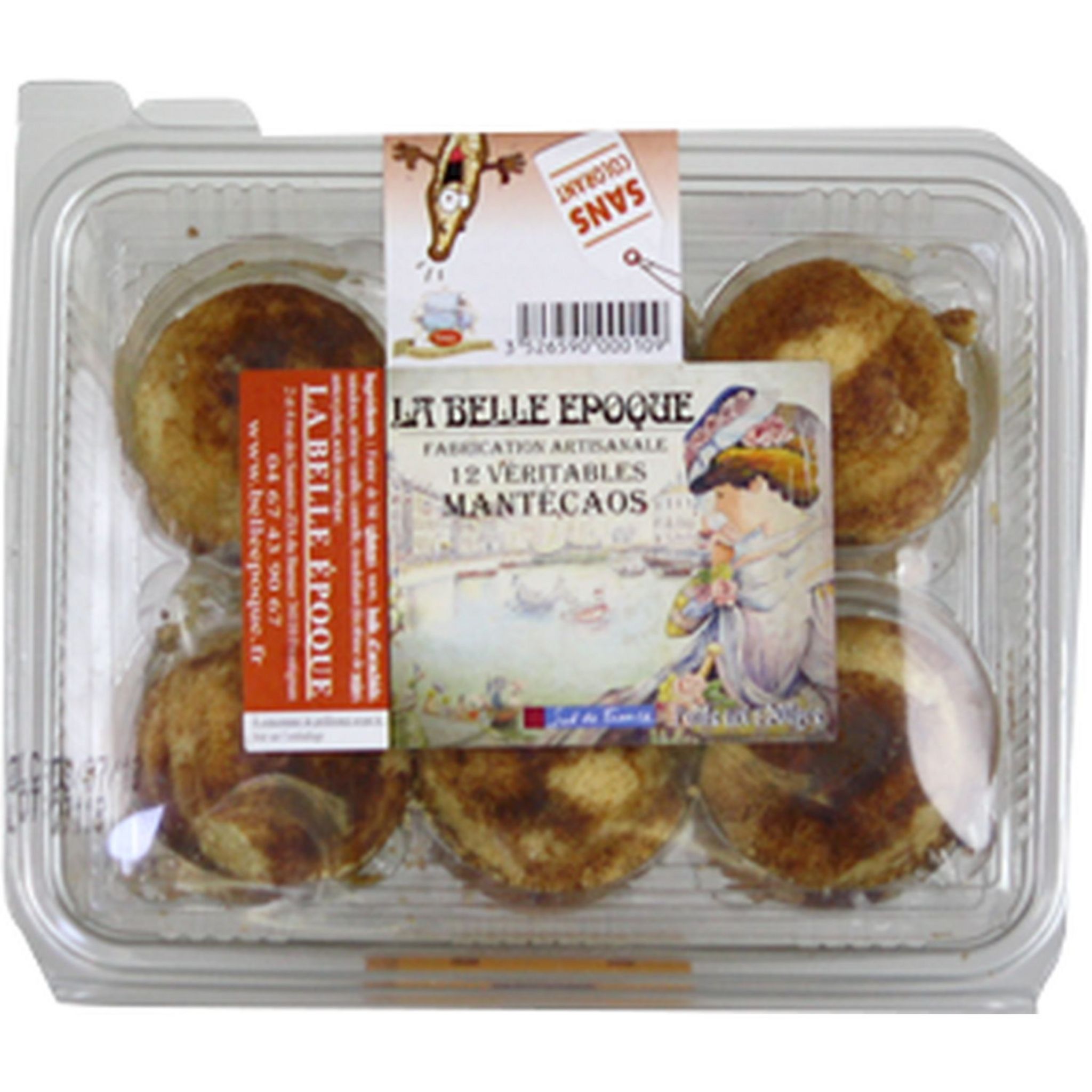 LA BELLE EPOQUE Mantécaos  12 pièces 200g