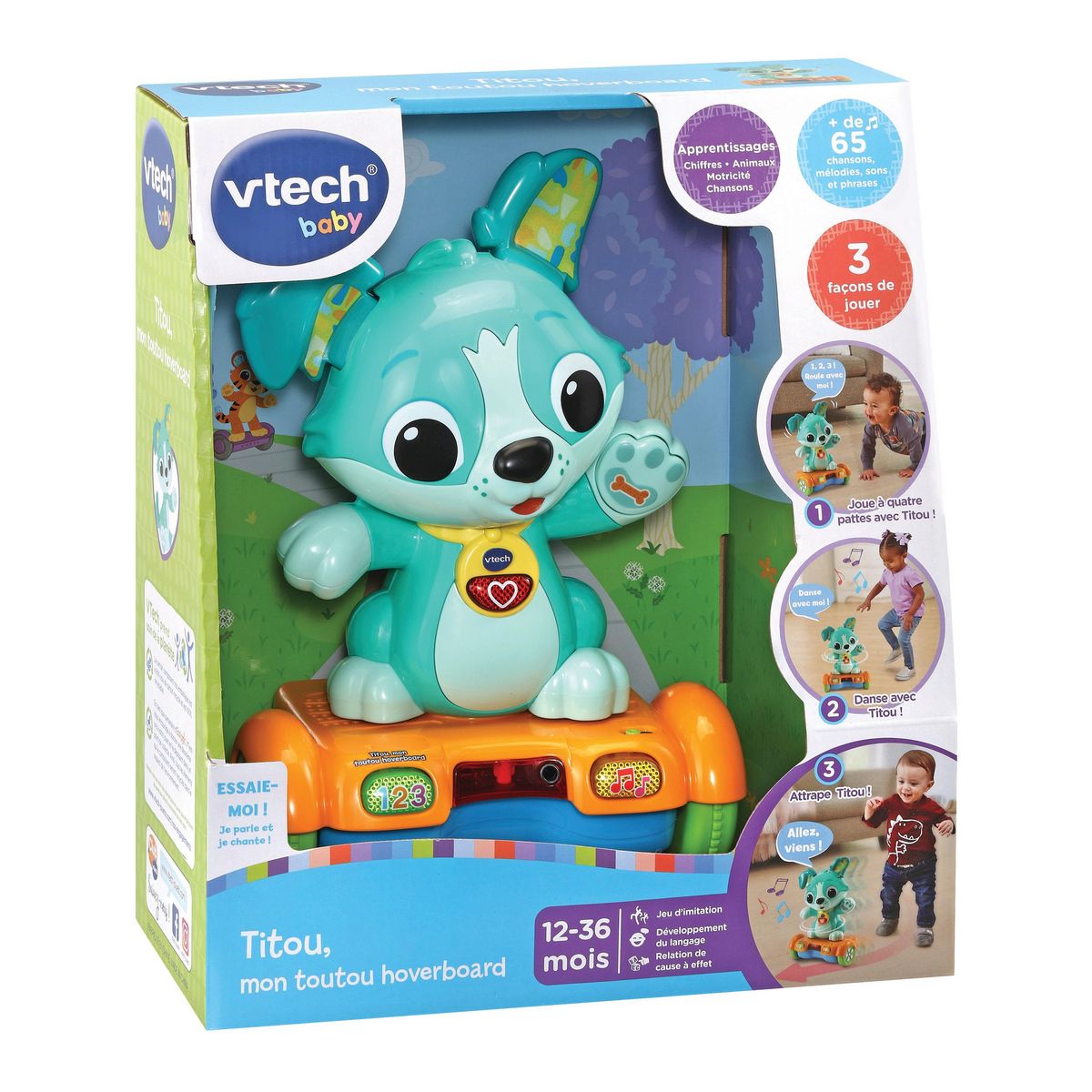 VTECH Titou mon toutou hoverboard