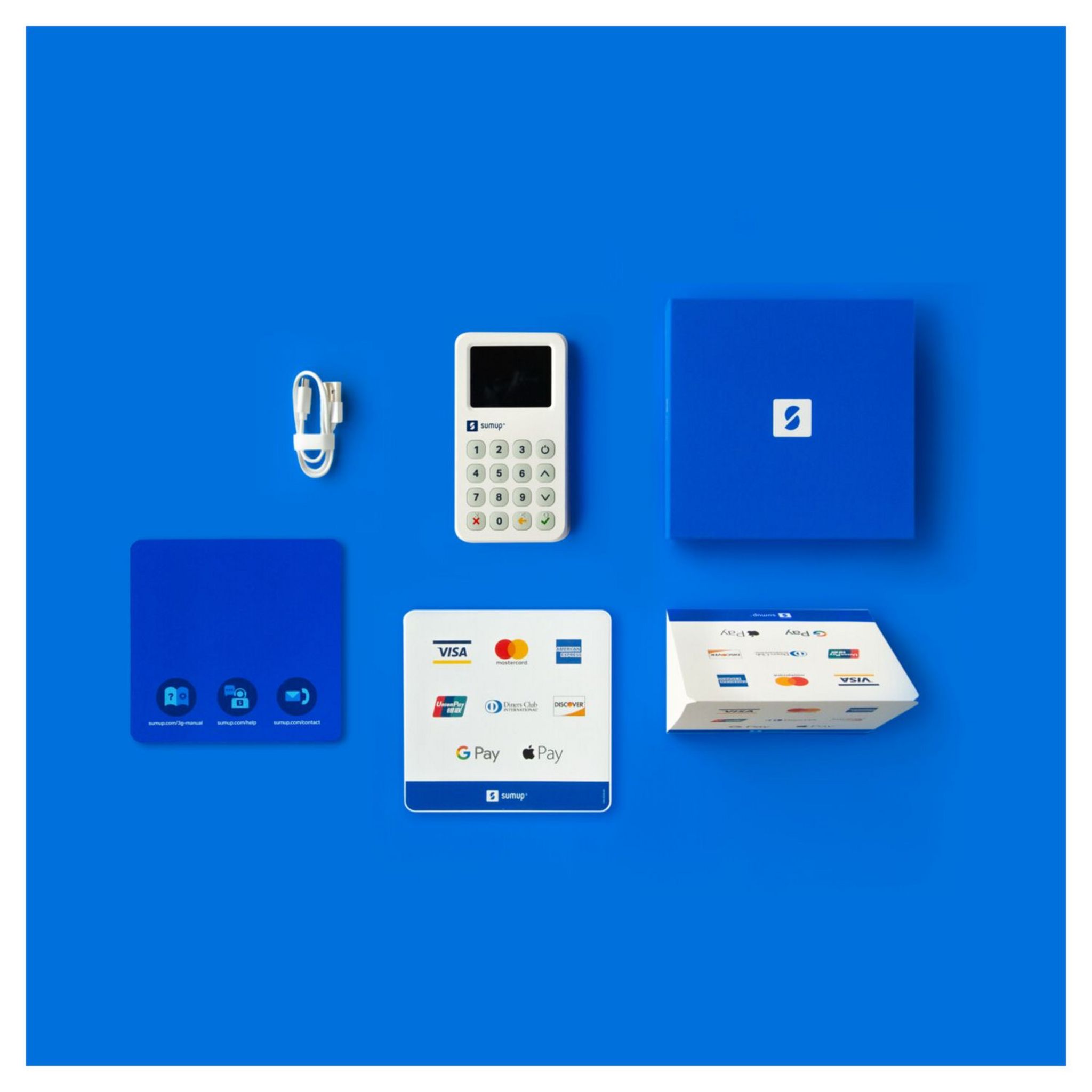 Voir la diapositive 2 : SUMUP Terminal de paiement lecteur de cartes bancaires 3G+Wifi