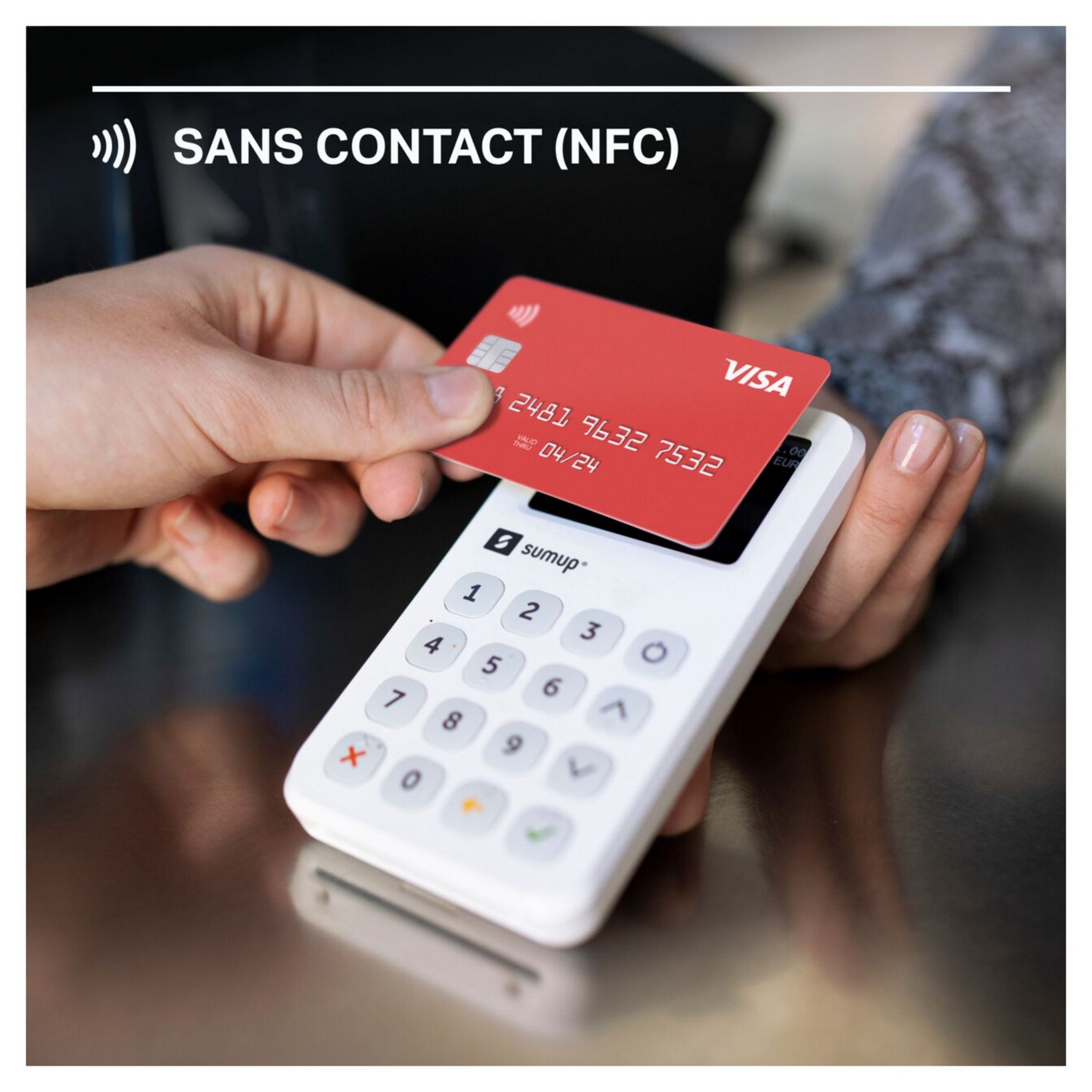 Voir la diapositive 7 : SUMUP Terminal de paiement lecteur de cartes bancaires 3G+Wifi