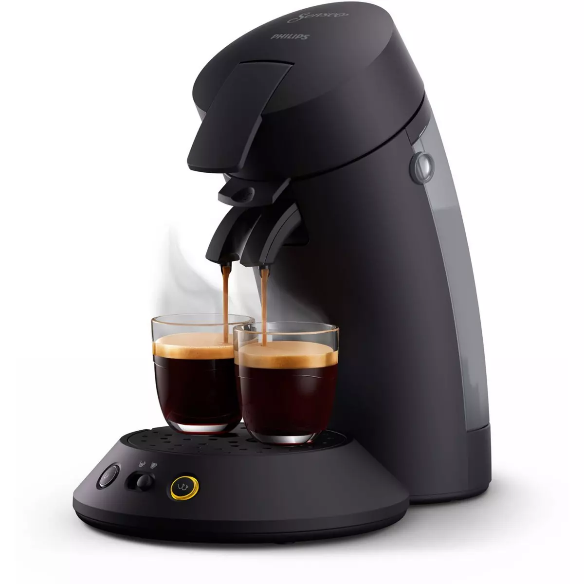 Philips SENSEO Original Plus Machine à café à dosettes, Crema Plus,  Sélecteur d'intensité Technologie Booster d'arômes, Produit vert, Noir  intense (CSA210/61) : : Cuisine et Maison