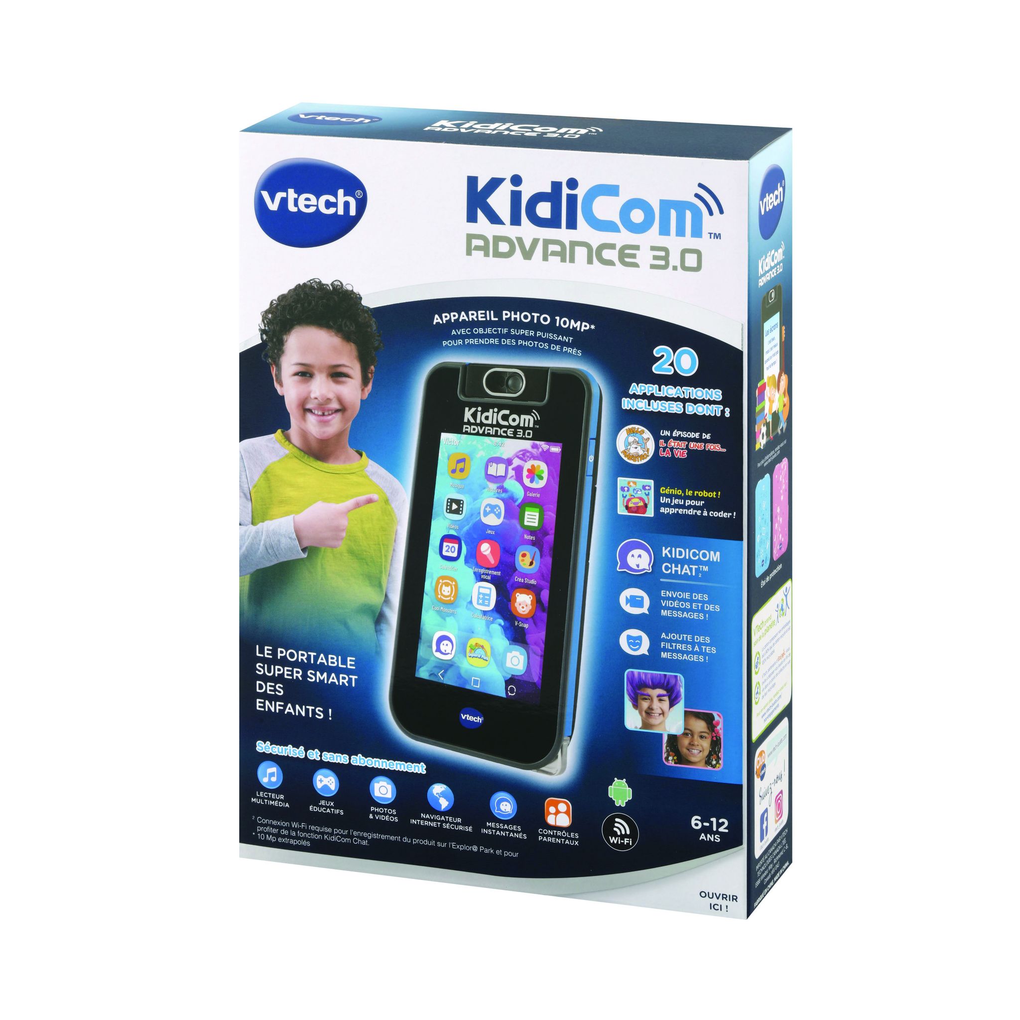 Voir la diapositive 4 : VTECH Kidicom Advance 3.0 - Noir