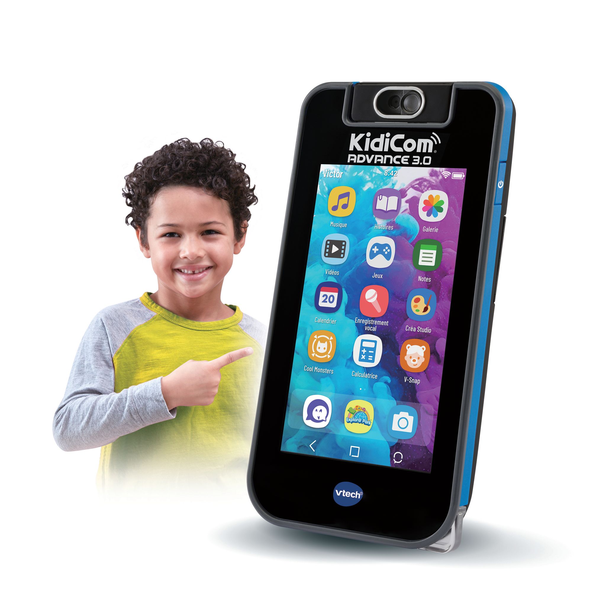 Voir la diapositive 5 : VTECH Kidicom Advance 3.0 - Noir