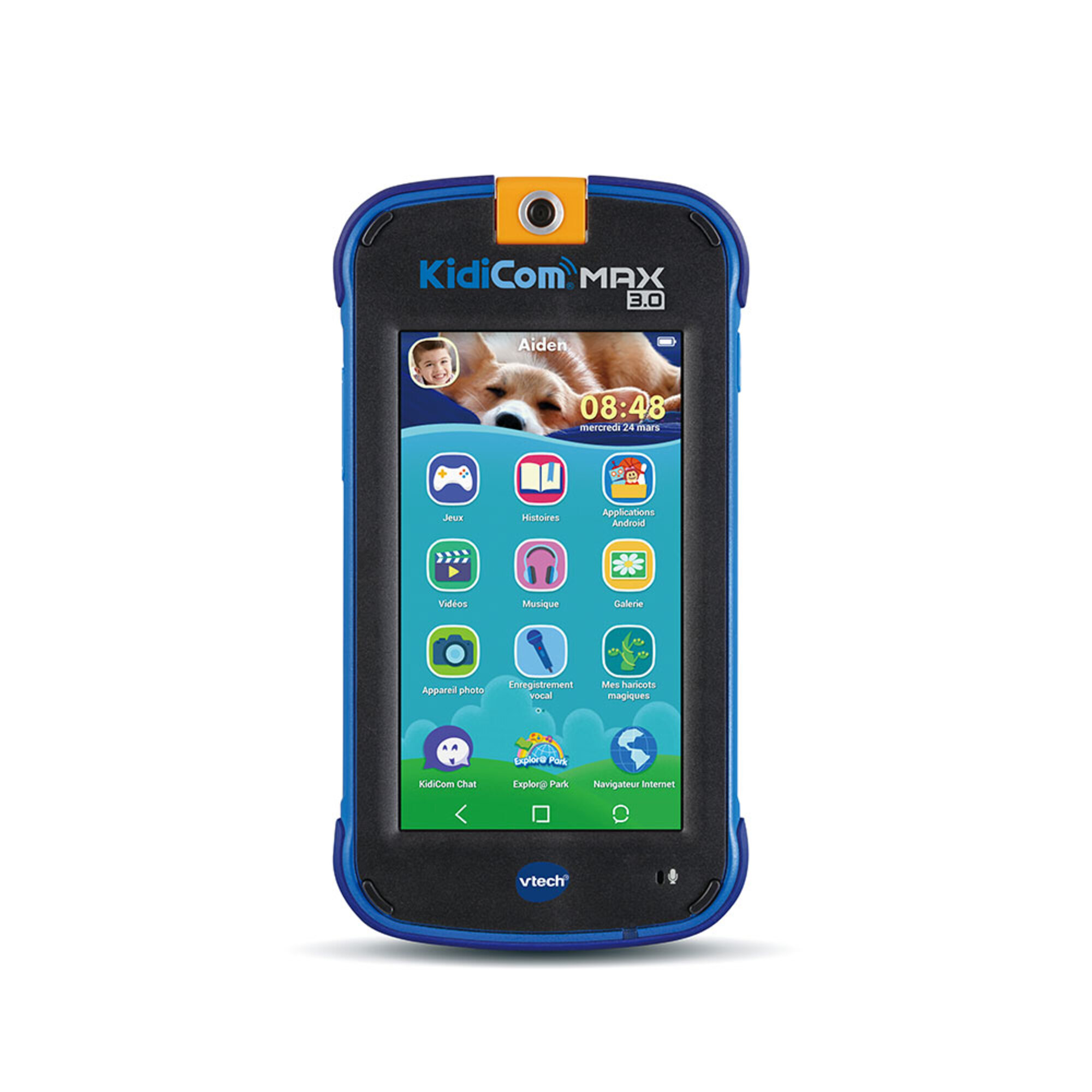 Voir la diapositive 5 : VTECH Kidicom Max 3.0- Bleu