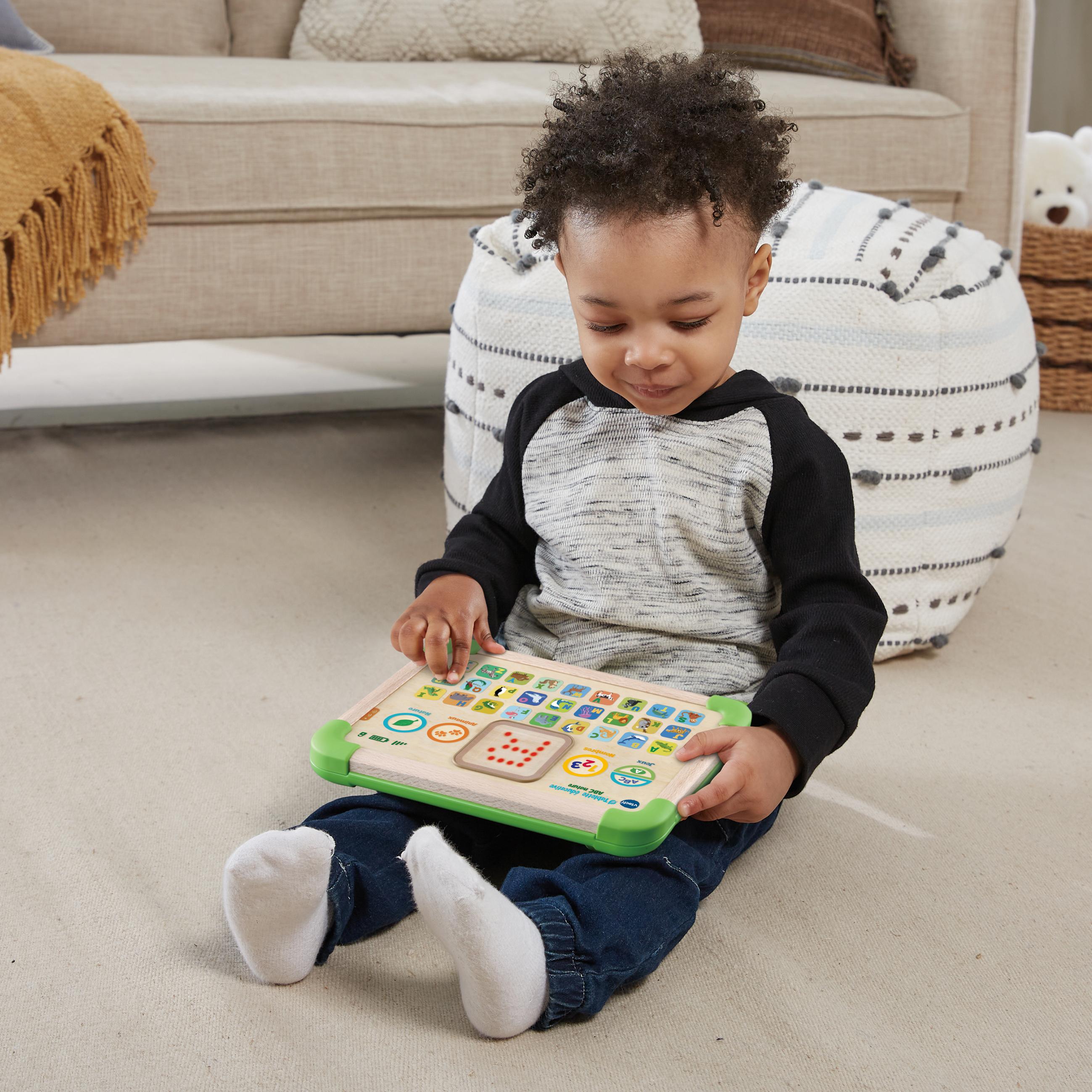 Voir la diapositive 3 : VTECH Tablette éducative ABC nature en bois