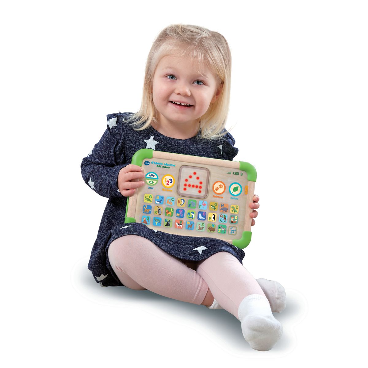 VTECH Tablette éducative ABC nature en bois