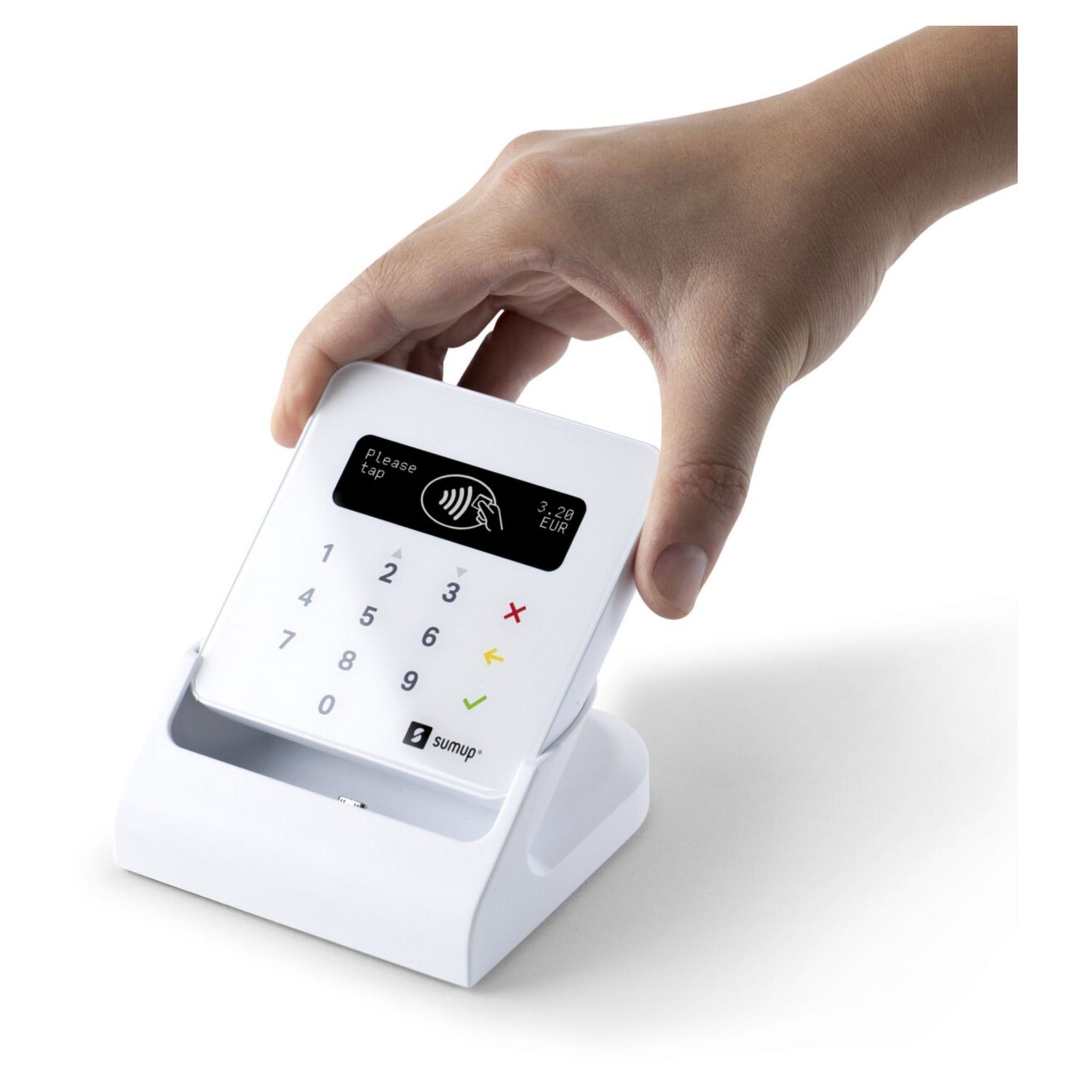 Voir la diapositive 7 : SUMUP Station de recharge pour terminal de paiement SumUp Air
