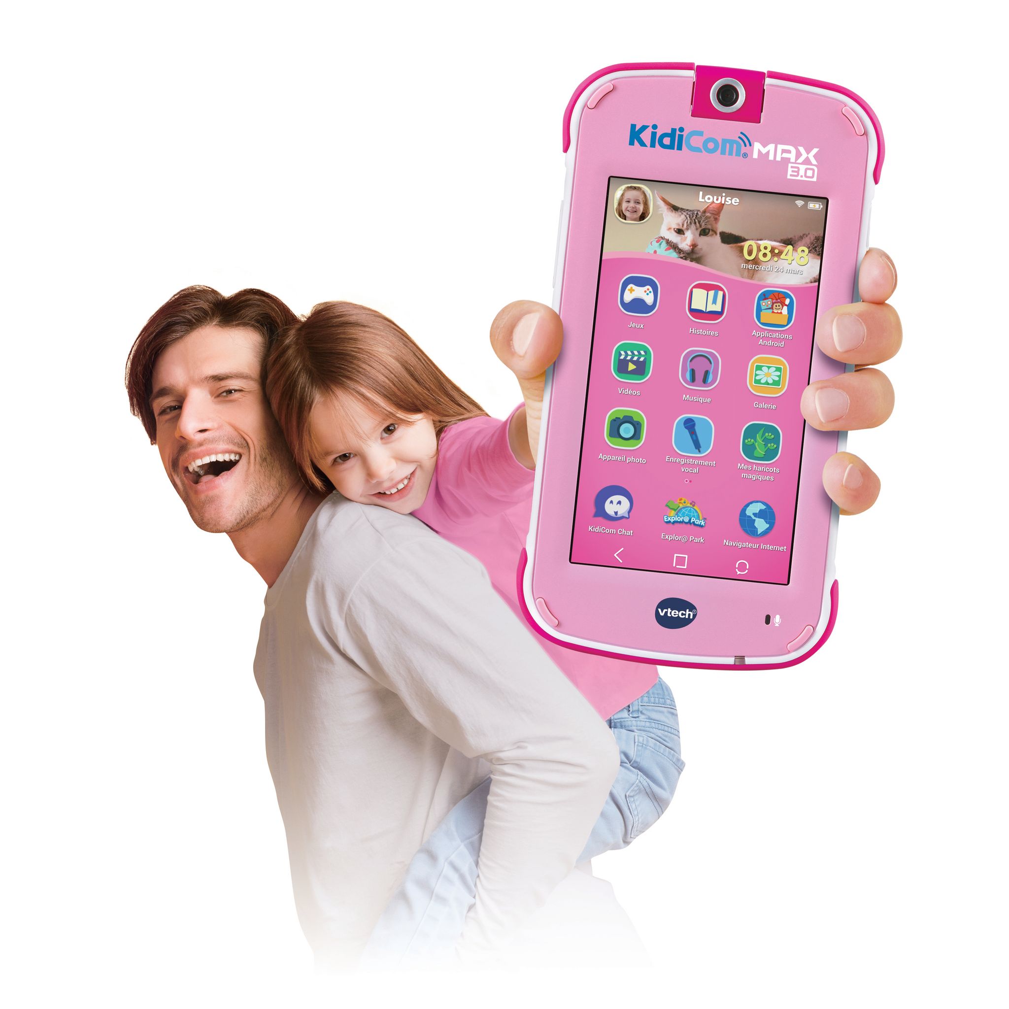 Voir la diapositive 8 : VTECH Kidicom Max 3.0 - Rose
