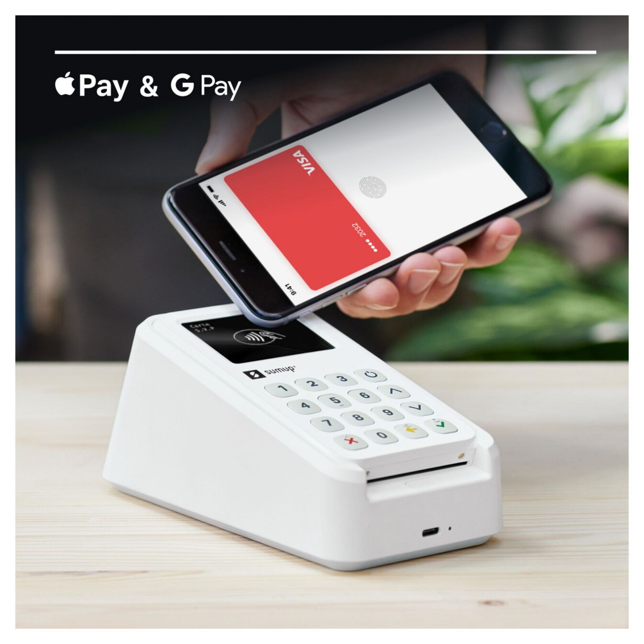 Voir la diapositive 5 : SUMUP Terminal de paiement Kit de paiement 3G+