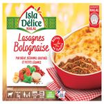 ISLA DELICE Lasagnes bolognaise halal 4 portions 1kg