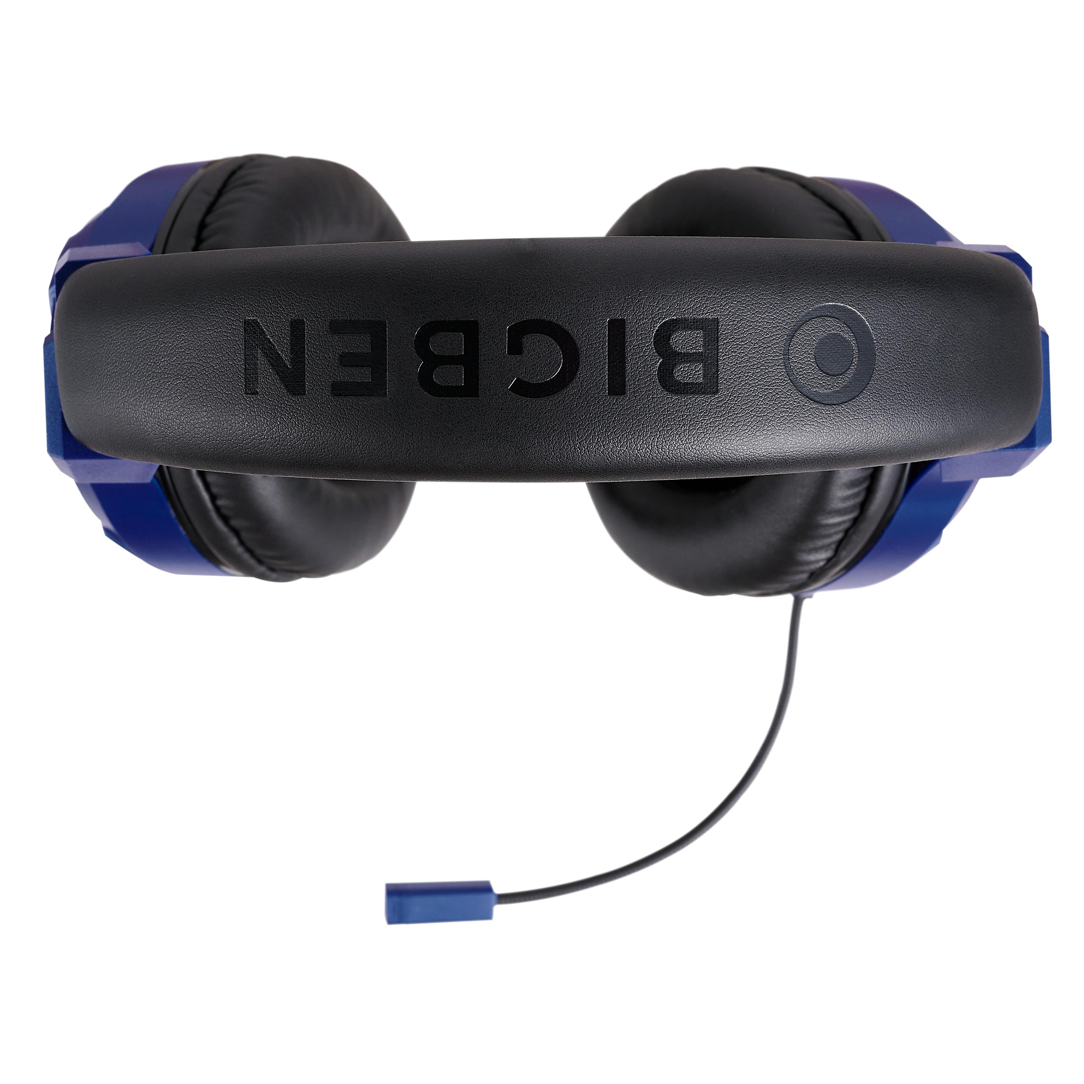 Voir la diapositive 3 : BIGBEN Casque gaming bleu PS4