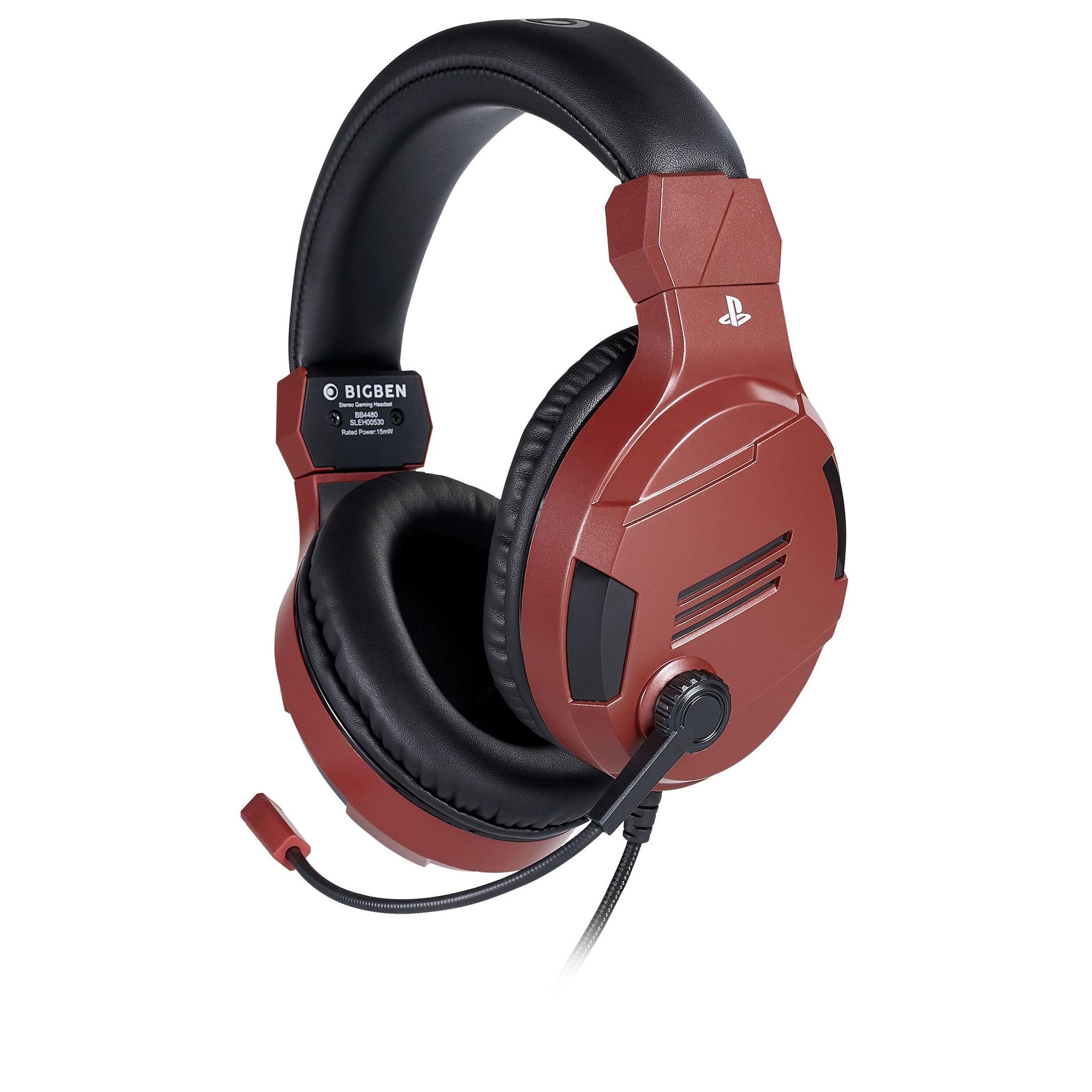 Voir la diapositive 2 : BIGBEN Casque gaming filaire V3 rouge PS4