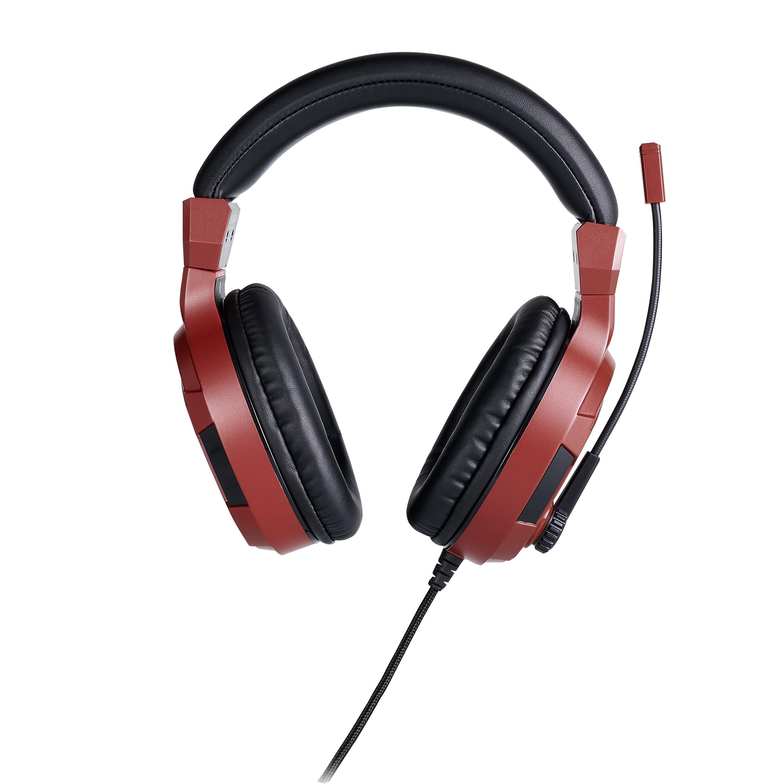 Voir la diapositive 3 : BIGBEN Casque gaming filaire V3 rouge PS4