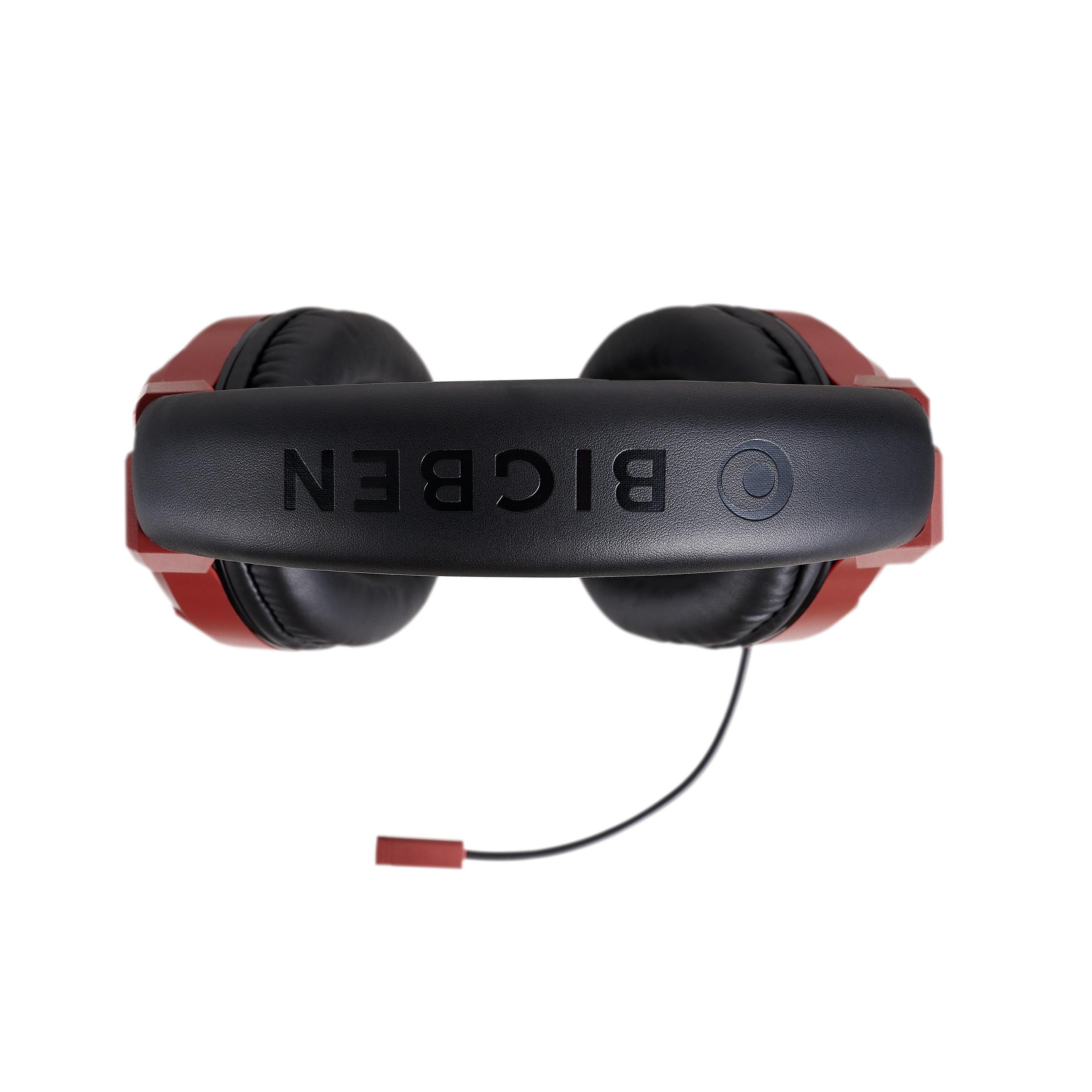 Voir la diapositive 5 : BIGBEN Casque gaming filaire V3 rouge PS4