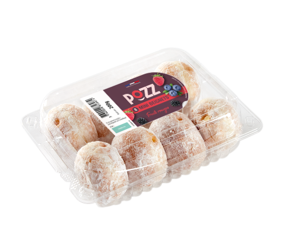 POZZ Mini beignets fruits rouges Blister x 8 200 g