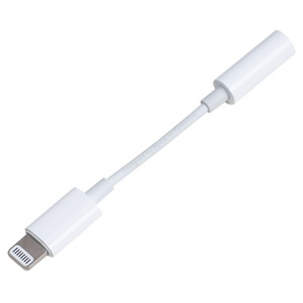 BBC Adaptateur Lightning vers Jack 3.5 mm - Blanc