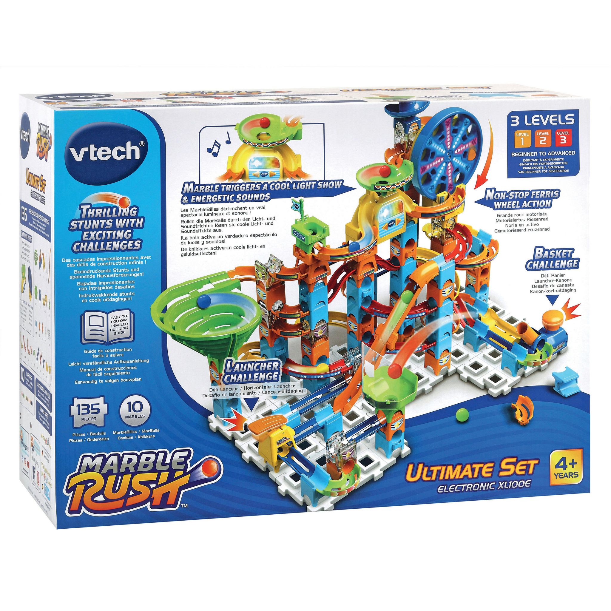 Voir la diapositive 2 : VTECH Circuit à billes Marble Rush - Ultimate set Electronic XL100E