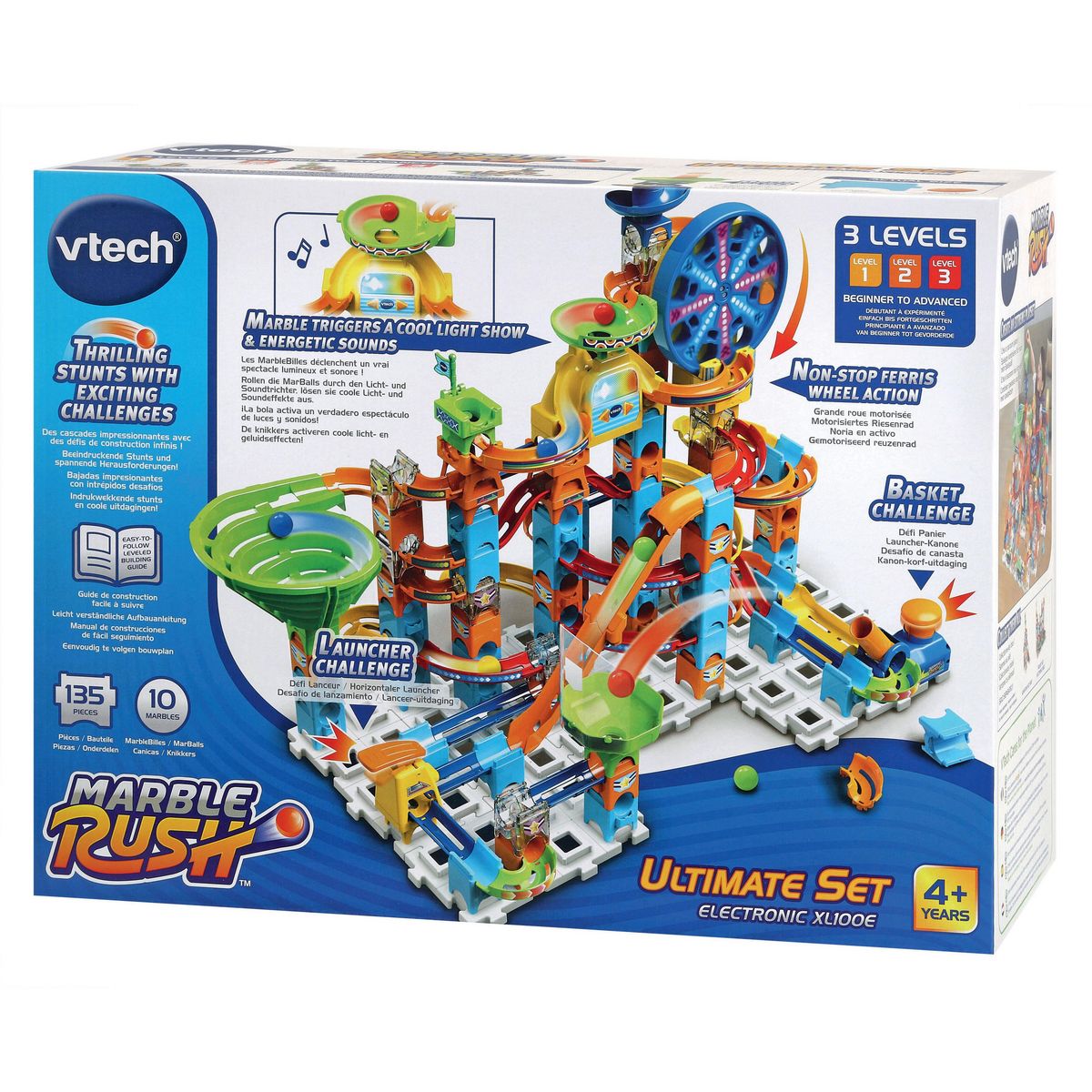 VTECH Circuit à billes Marble Rush - Ultimate set Electronic XL100E