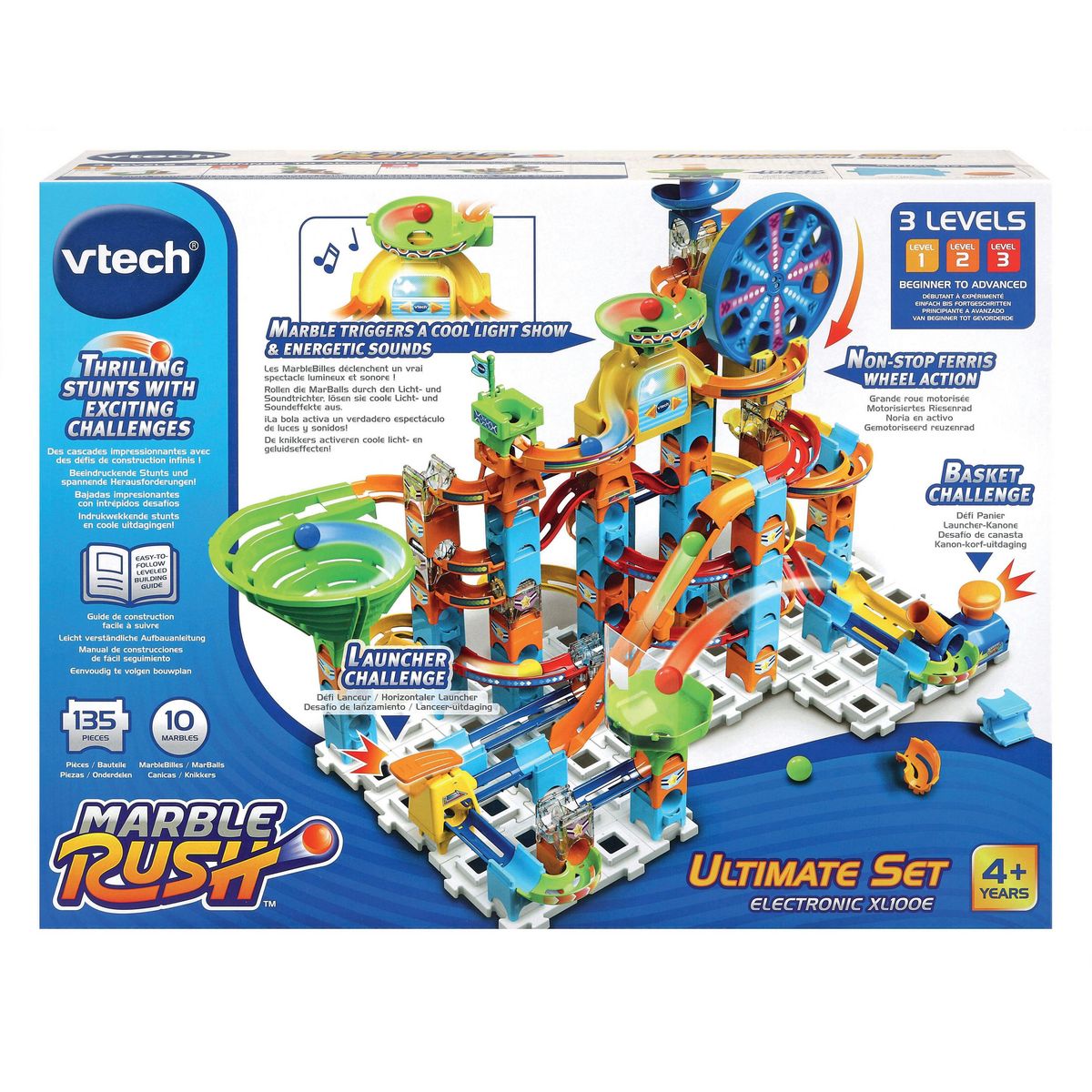 VTECH Circuit à billes Marble Rush - Ultimate set Electronic XL100E