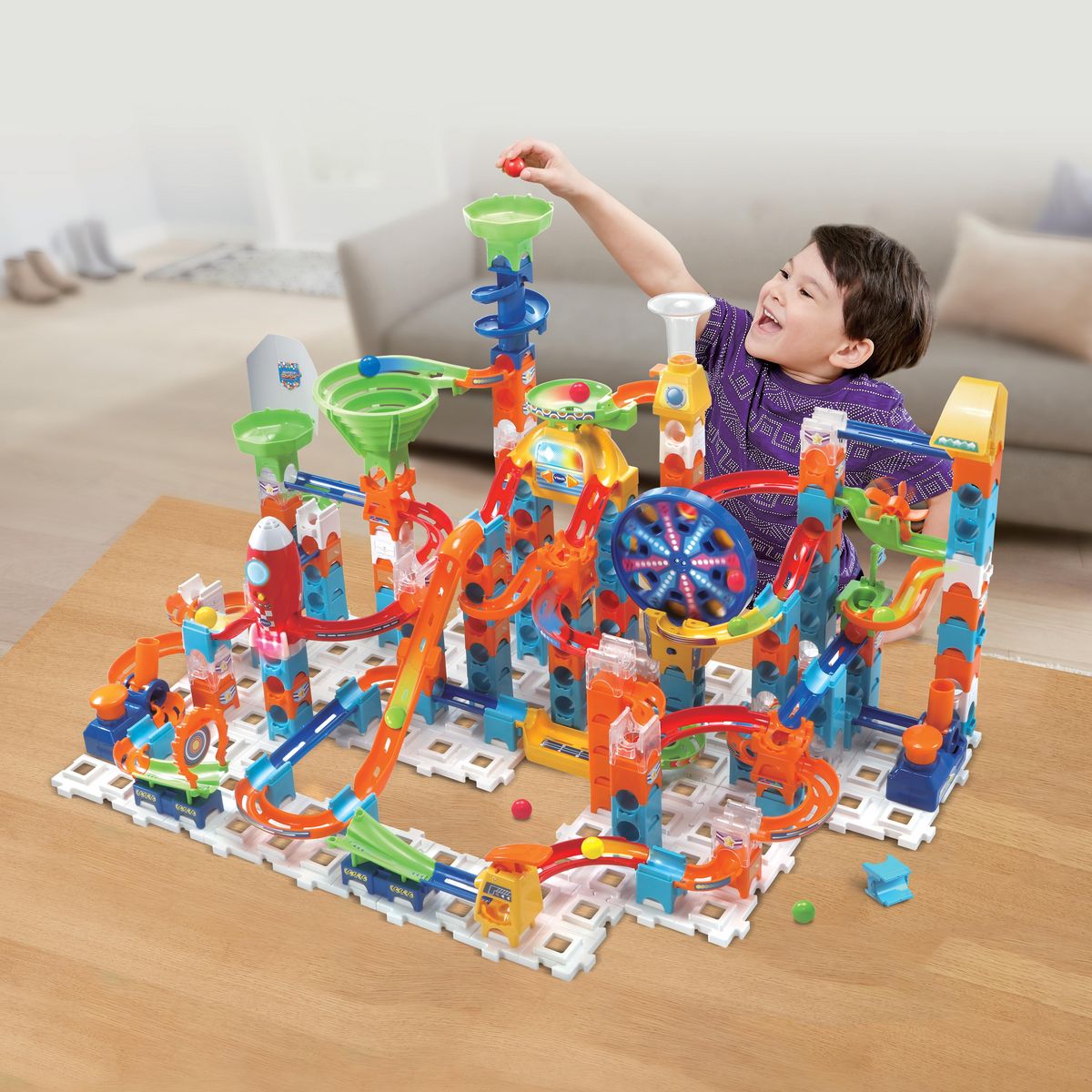 VTECH Circuit à billes Marble Rush - Ultimate set Electronic XL100E