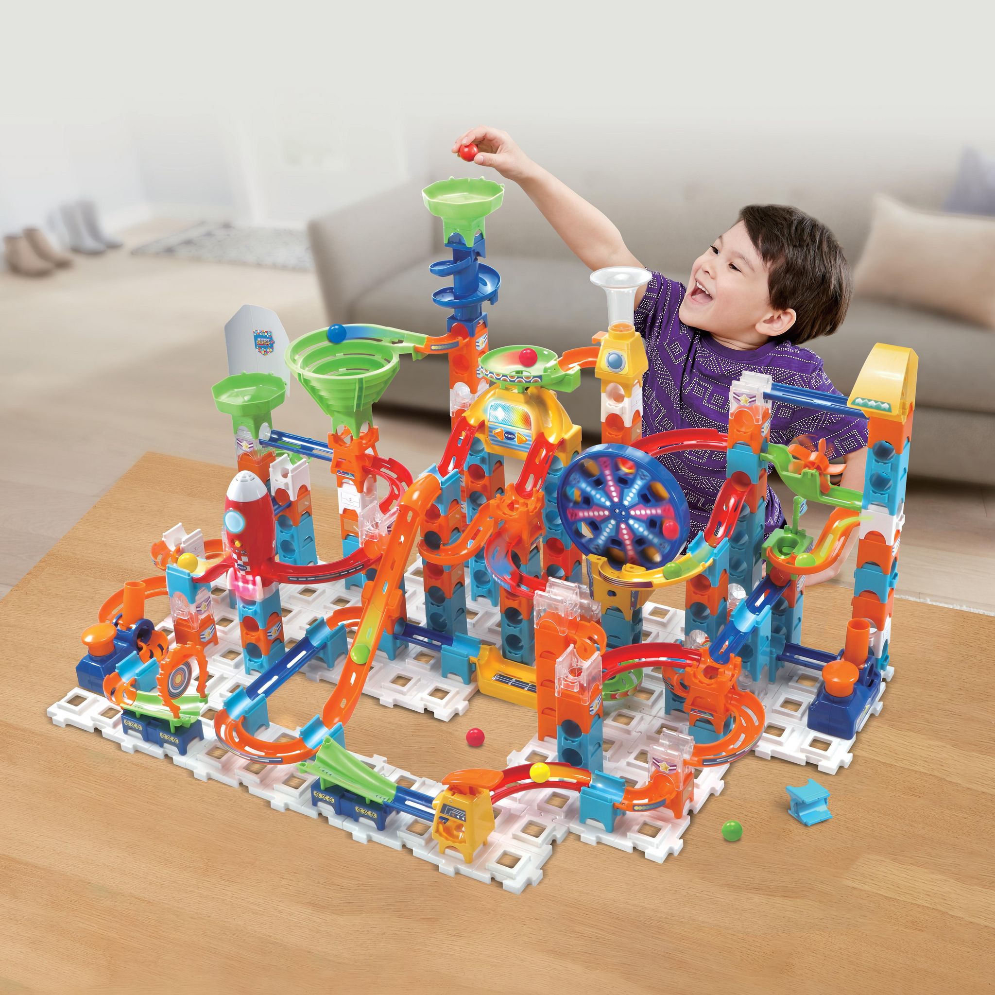 Voir la diapositive 7 : VTECH Circuit à billes Marble Rush - Ultimate set Electronic XL100E
